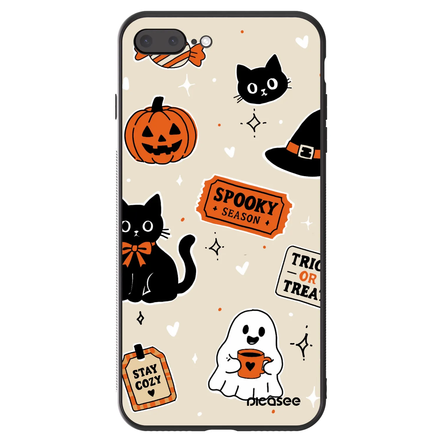 Picasee ULTIMATE CASE pentru Apple iPhone 7 Plus - Halloween stickers