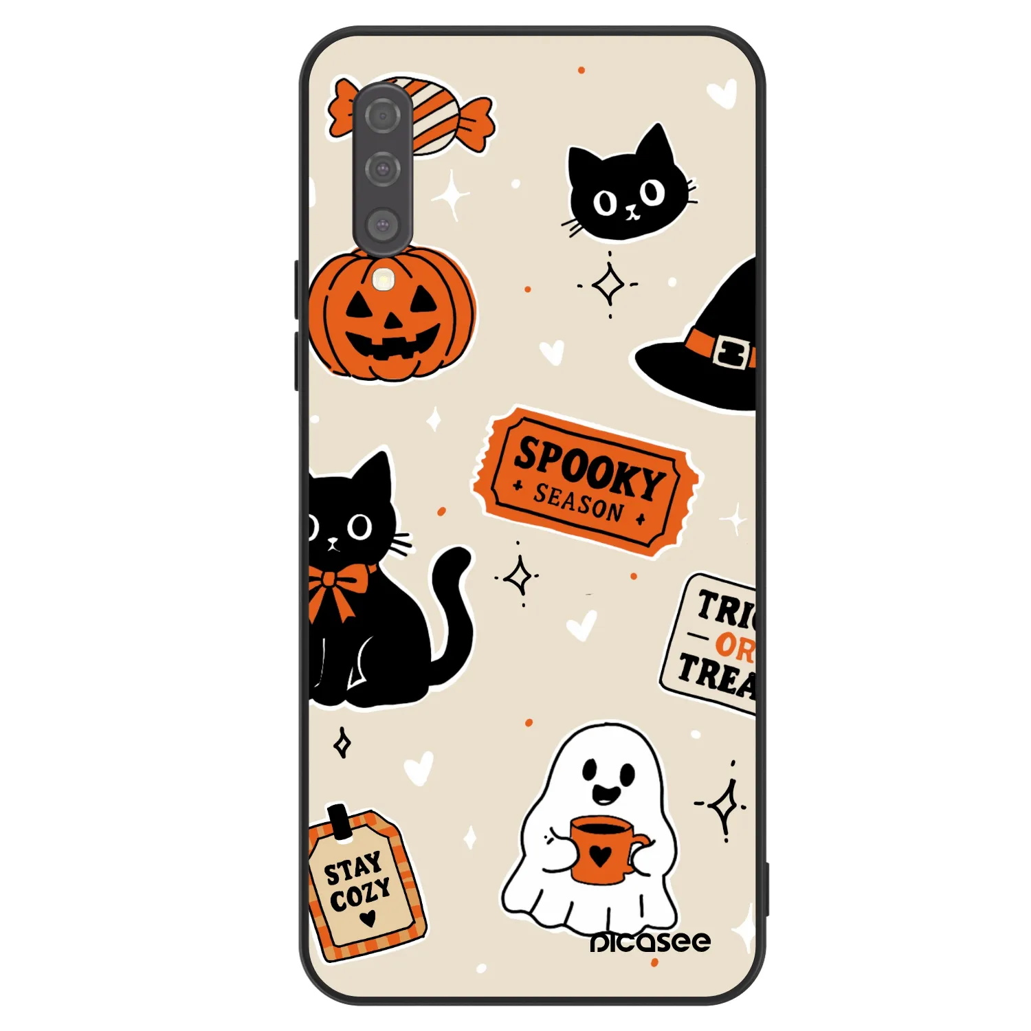 Picasee ULTIMATE CASE pentru Samsung Galaxy A50 A505F - Halloween stickers