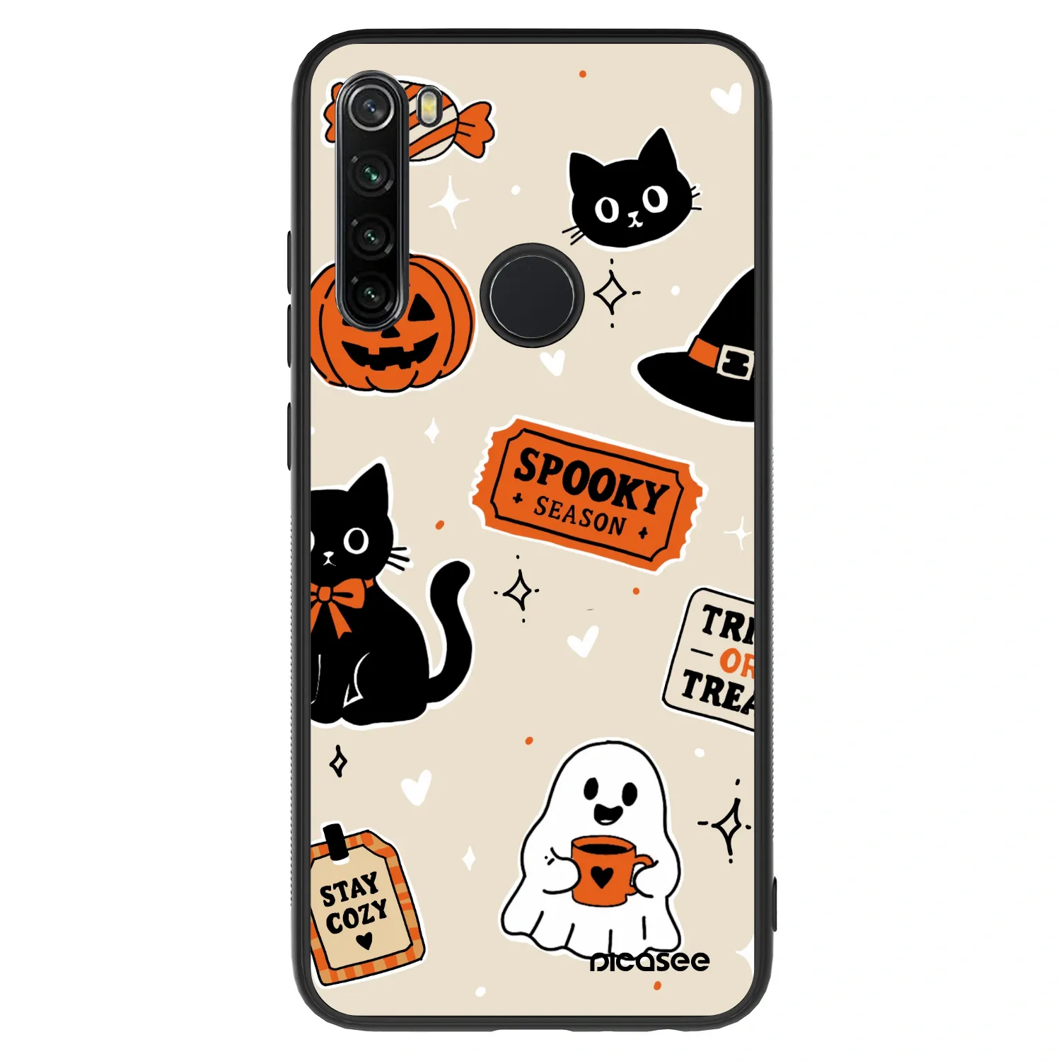 Picasee ULTIMATE CASE pentru Xiaomi Redmi Note 8 - Halloween stickers