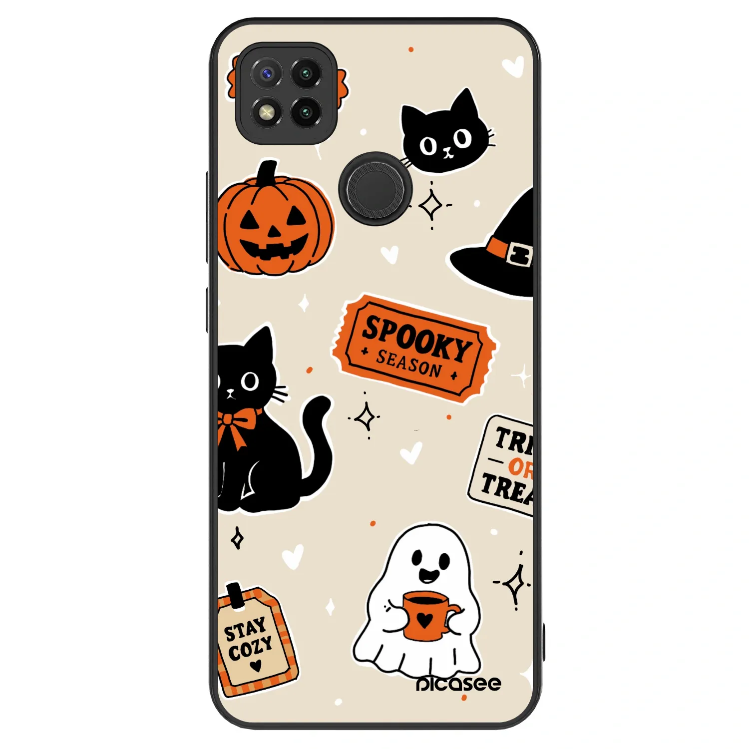 Picasee ULTIMATE CASE pentru Xiaomi Redmi 9C - Halloween stickers