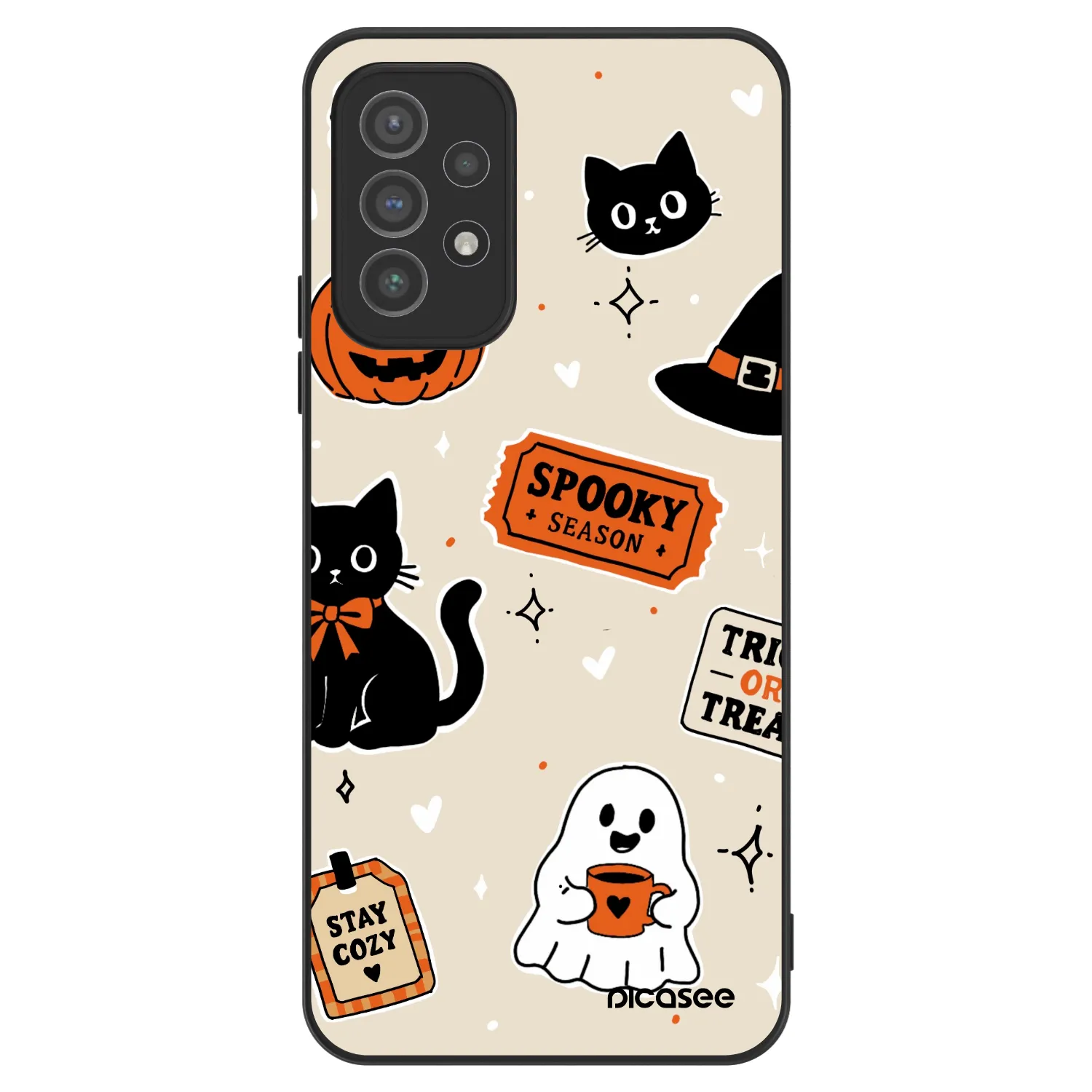 Picasee ULTIMATE CASE pentru Samsung Galaxy A72 A725F - Halloween stickers
