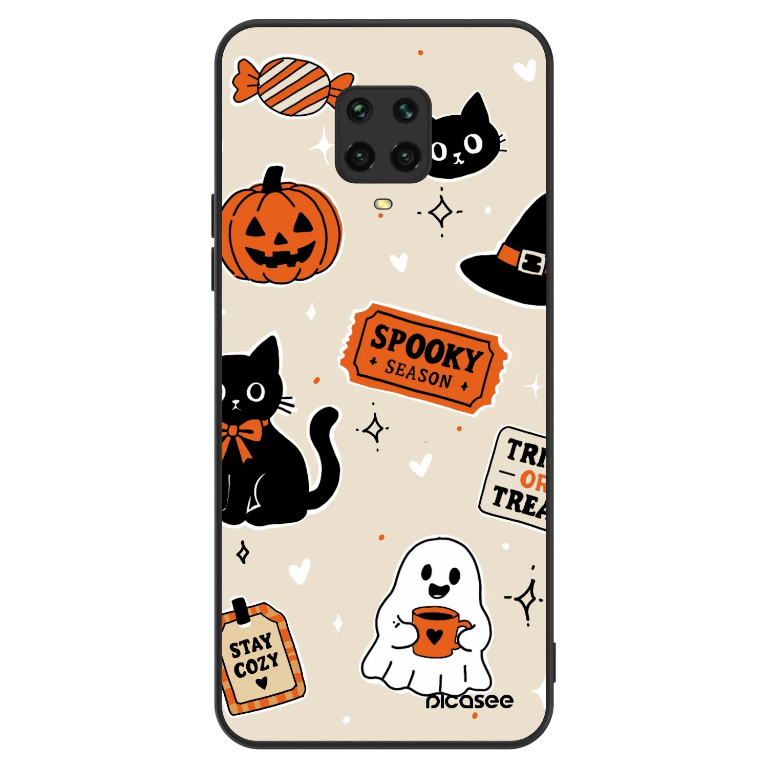 Picasee ULTIMATE CASE pentru Xiaomi Redmi Note 9S - Halloween stickers