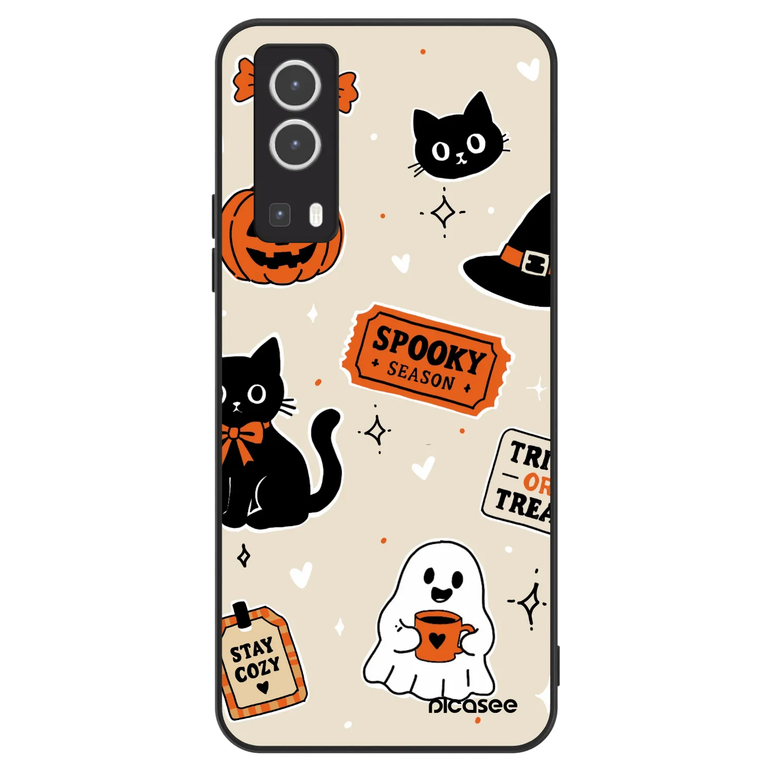 Picasee ULTIMATE CASE pentru Vivo Y72 5G - Halloween stickers