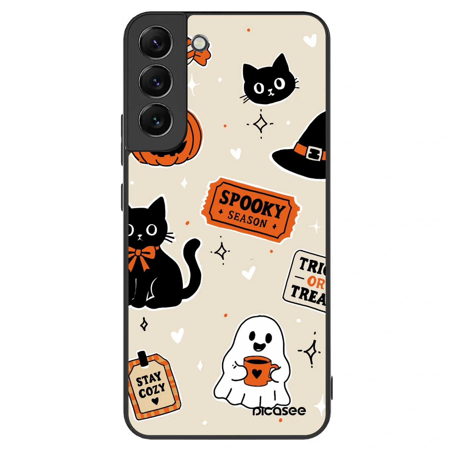Picasee ULTIMATE CASE pentru Samsung Galaxy S22+ 5G - Halloween stickers