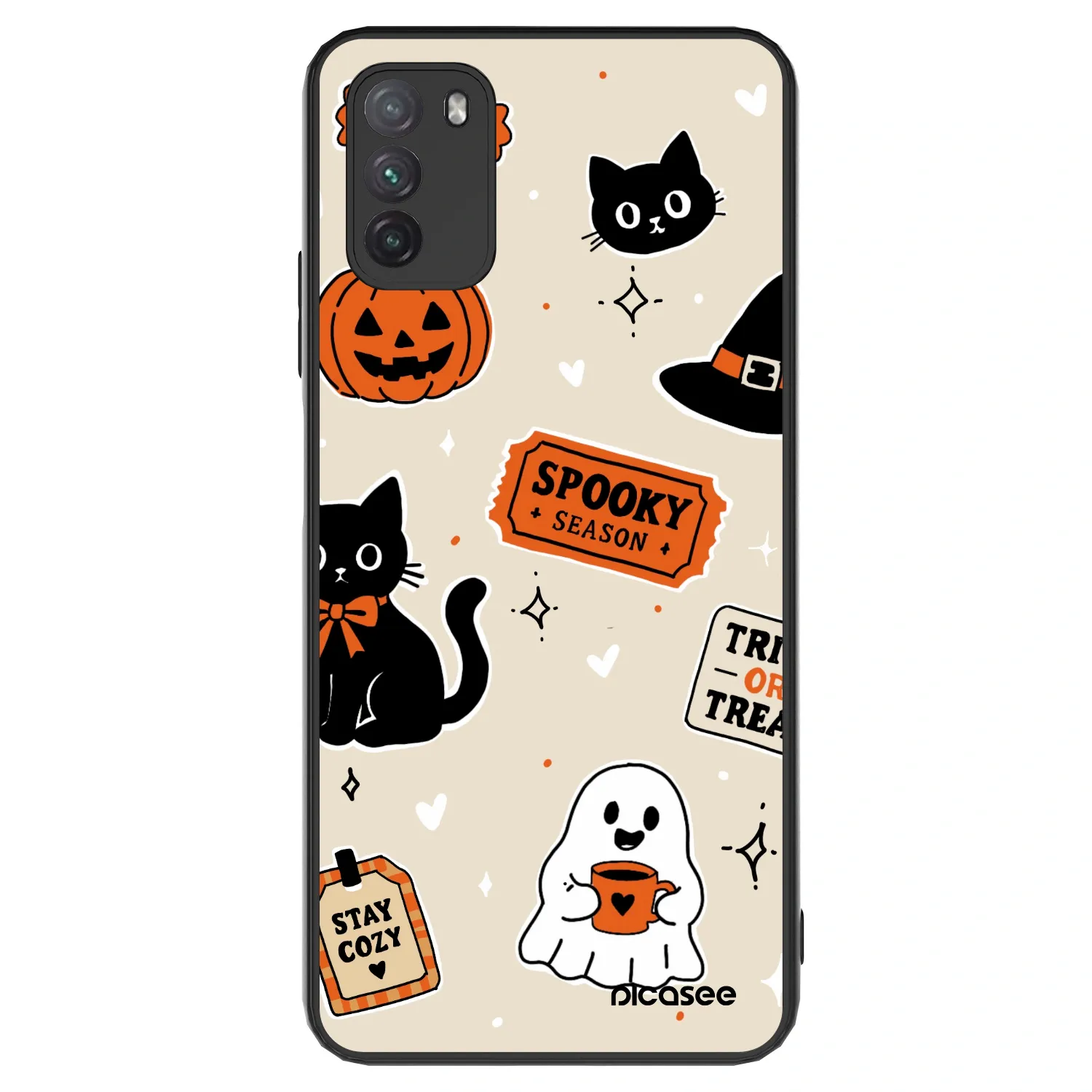Picasee ULTIMATE CASE pentru Xiaomi Poco M3 - Halloween stickers