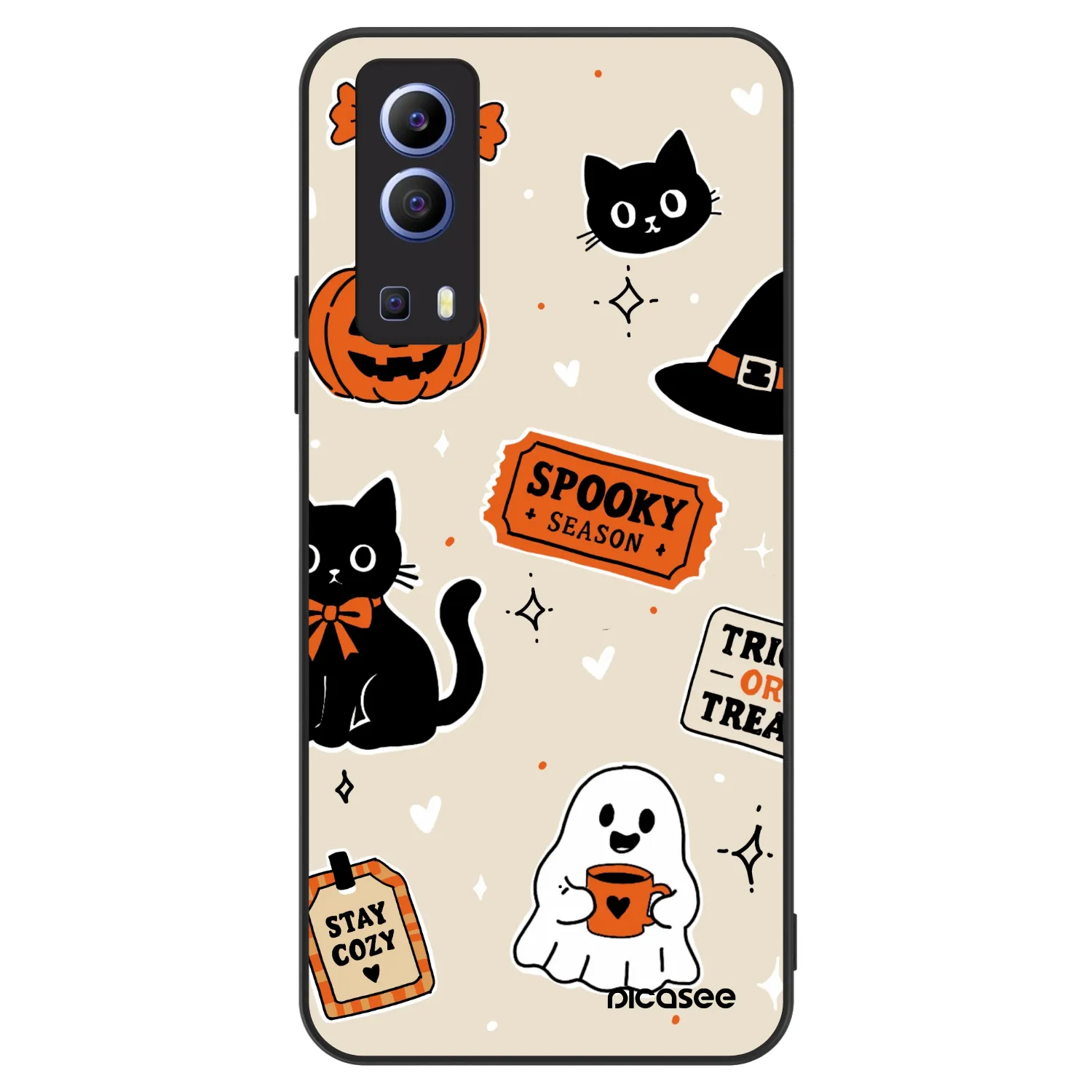 Picasee ULTIMATE CASE pentru Vivo Y52 5G - Halloween stickers