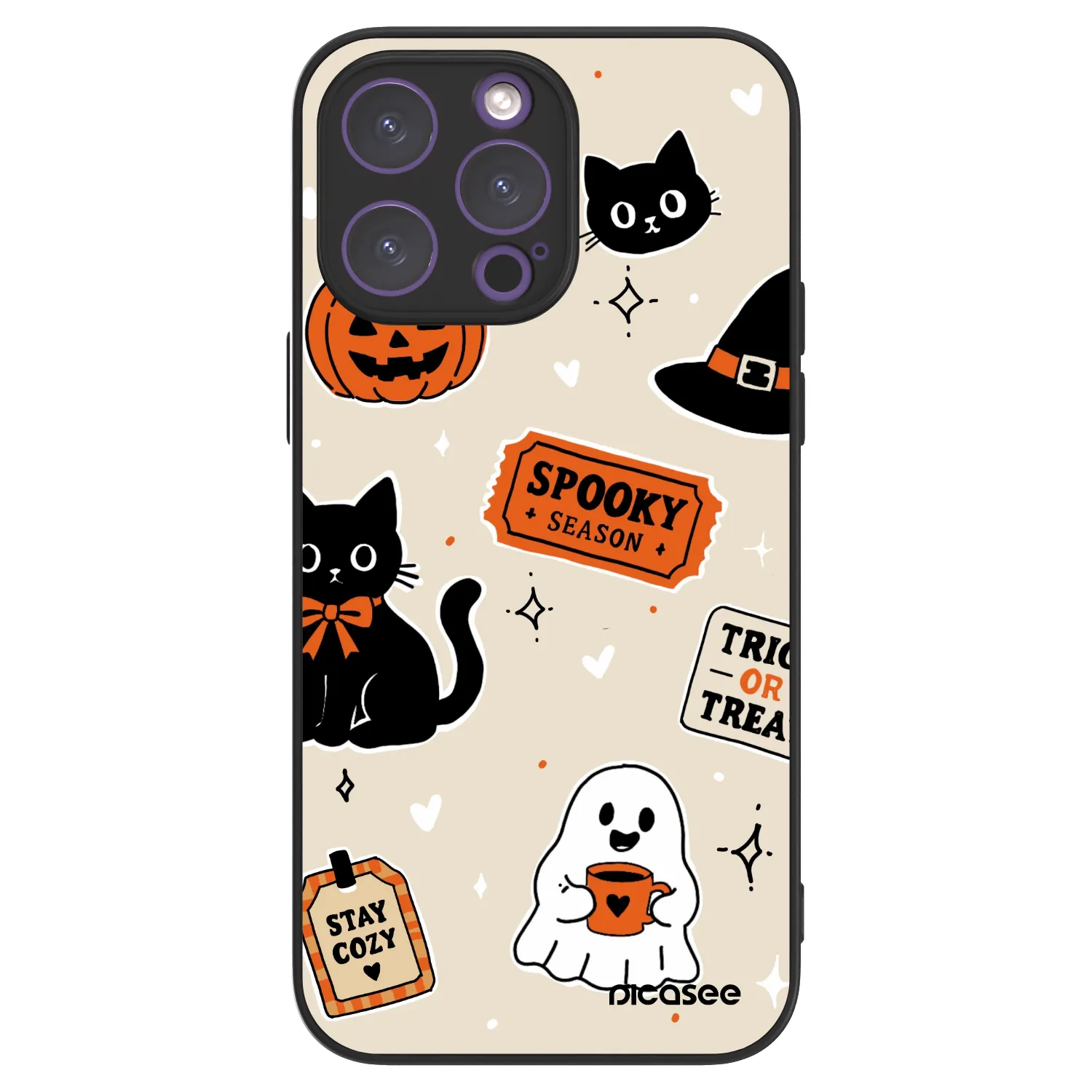 Picasee ULTIMATE CASE pentru Apple iPhone 14 Pro Max - Halloween stickers