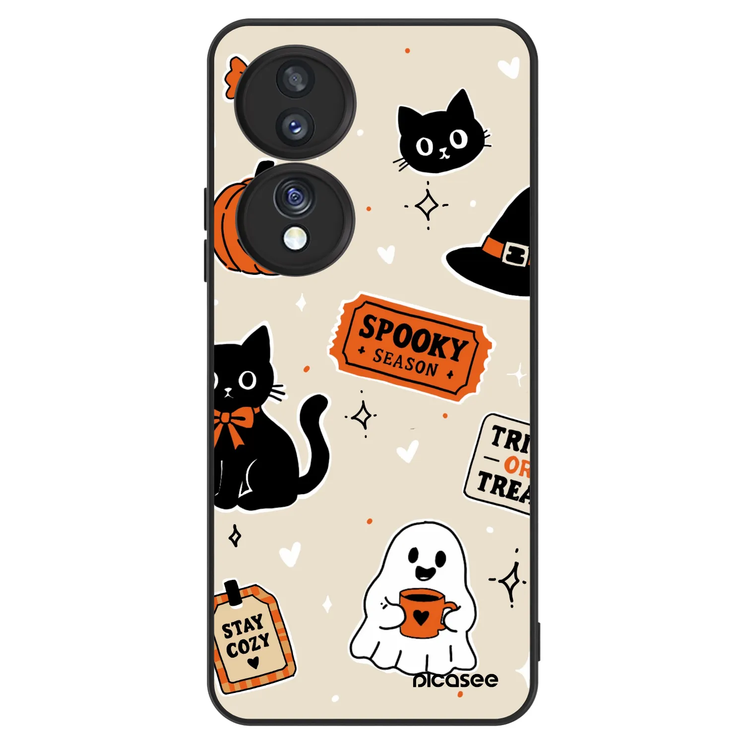 Picasee ULTIMATE CASE pentru Honor 70 - Halloween stickers