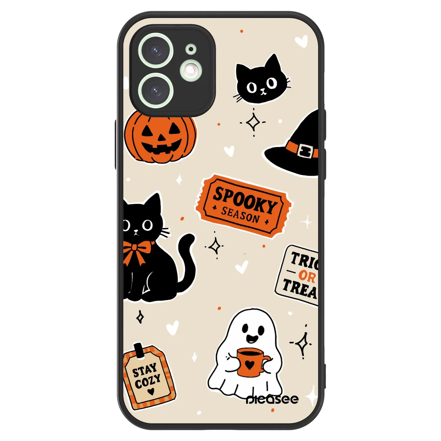 Picasee ULTIMATE CASE MagSafe pentru Apple iPhone 12 - Halloween stickers