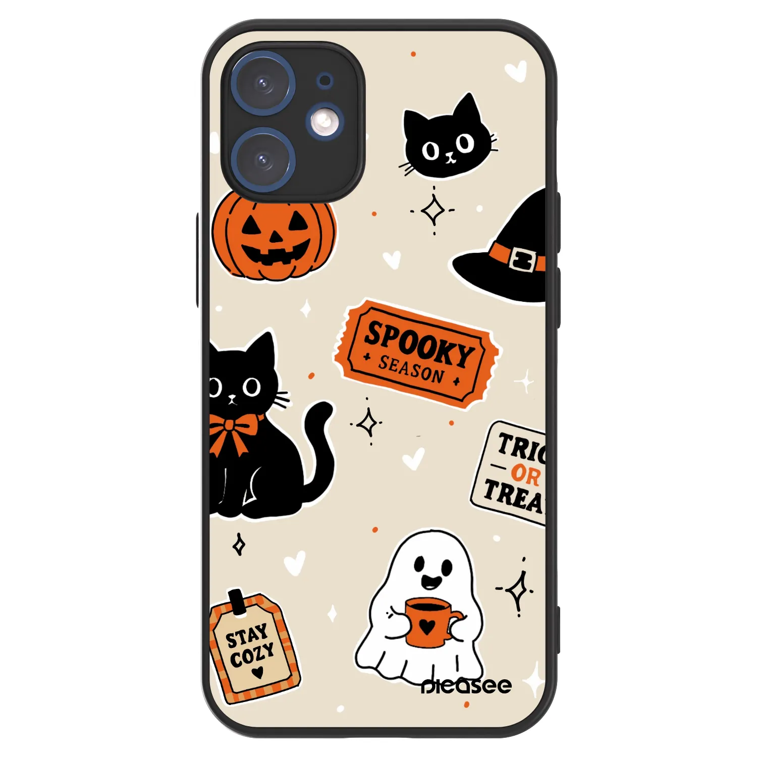 Picasee ULTIMATE CASE MagSafe pentru Apple iPhone 12 mini - Halloween stickers