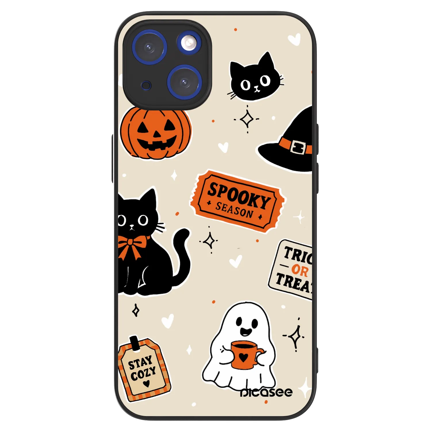 Picasee ULTIMATE CASE MagSafe pentru Apple iPhone 14 - Halloween stickers