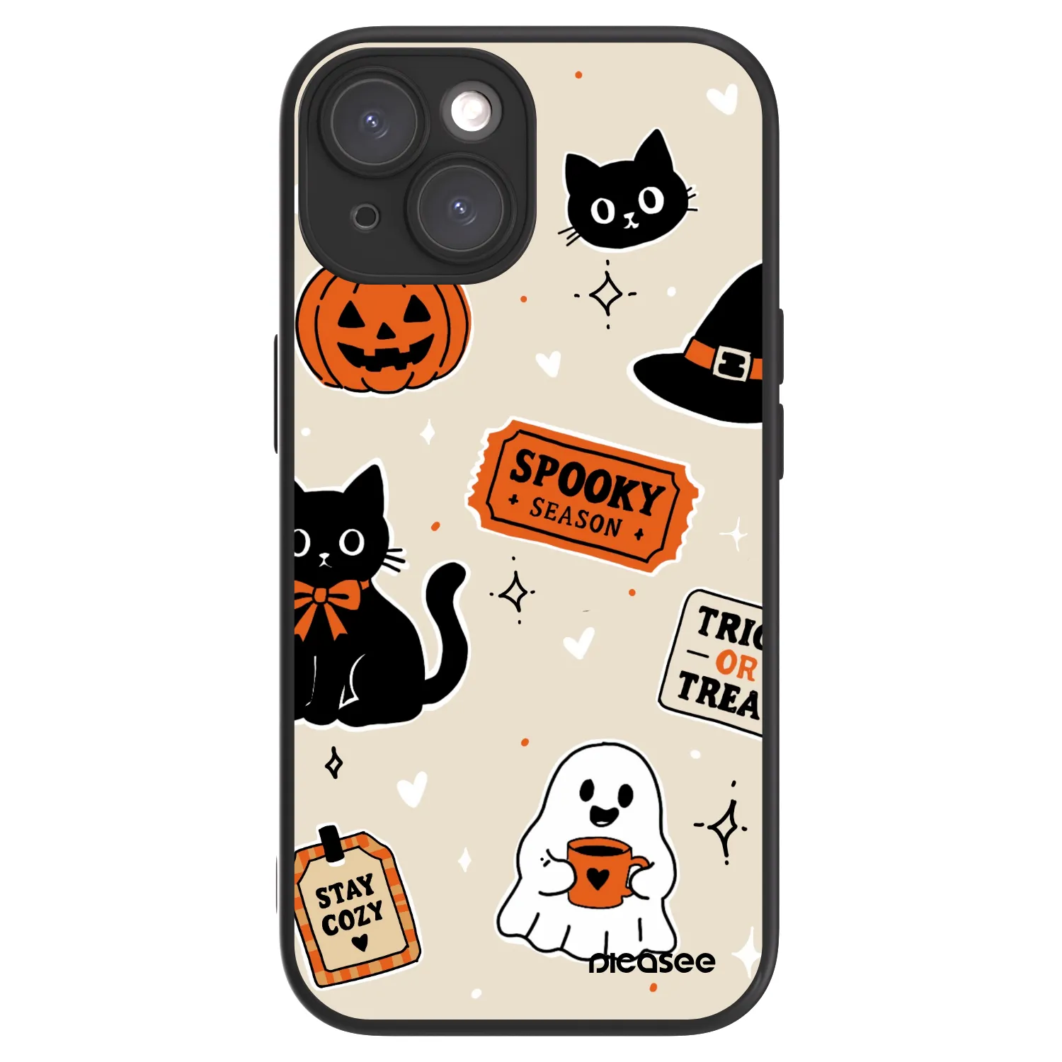 Picasee ULTIMATE CASE MagSafe pentru Apple iPhone 15 - Halloween stickers