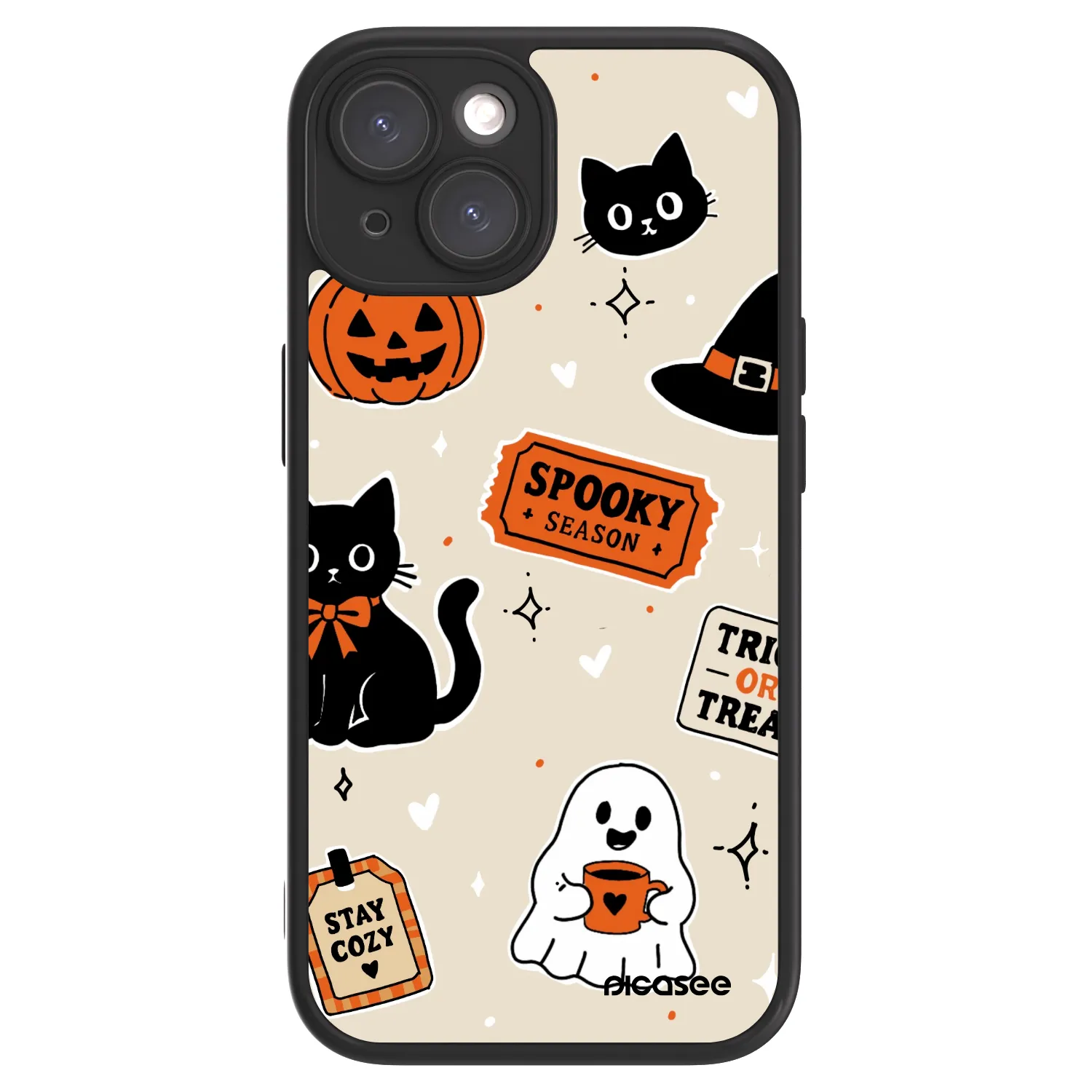 Picasee ULTIMATE CASE pentru Apple iPhone 15 - Halloween stickers