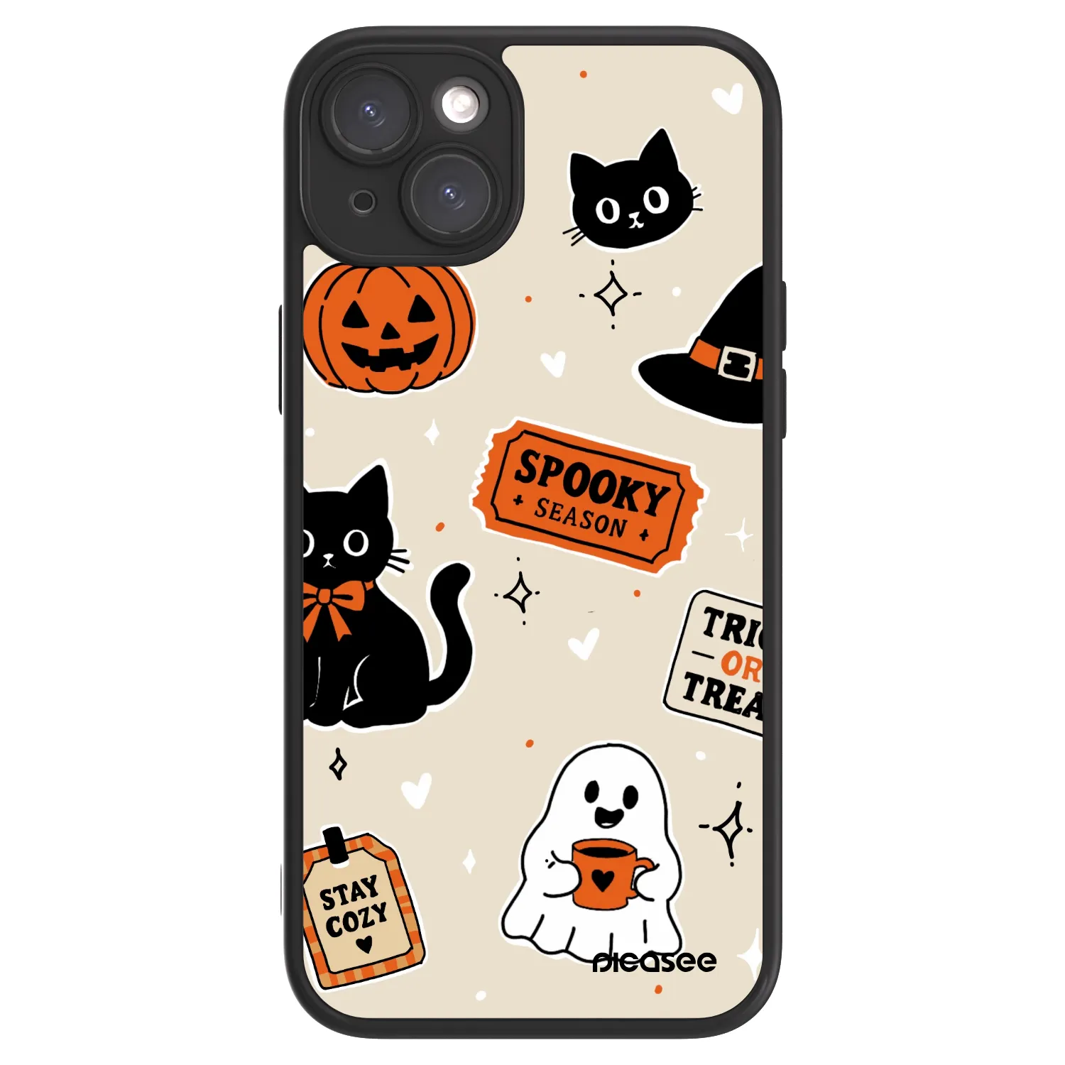 Picasee ULTIMATE CASE MagSafe pentru Apple iPhone 15 Plus - Halloween stickers