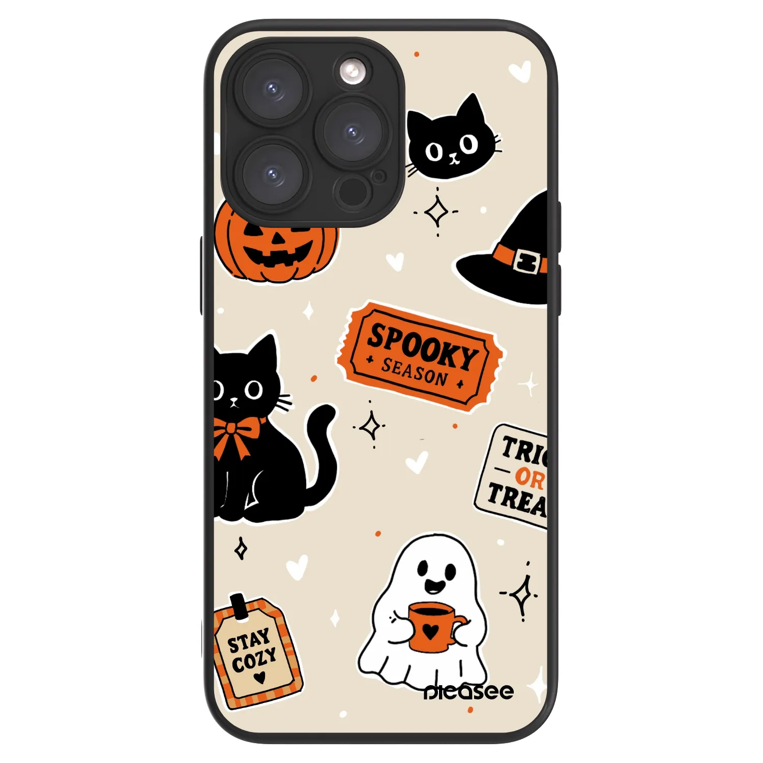 Picasee ULTIMATE CASE pentru Apple iPhone 15 Pro Max - Halloween stickers