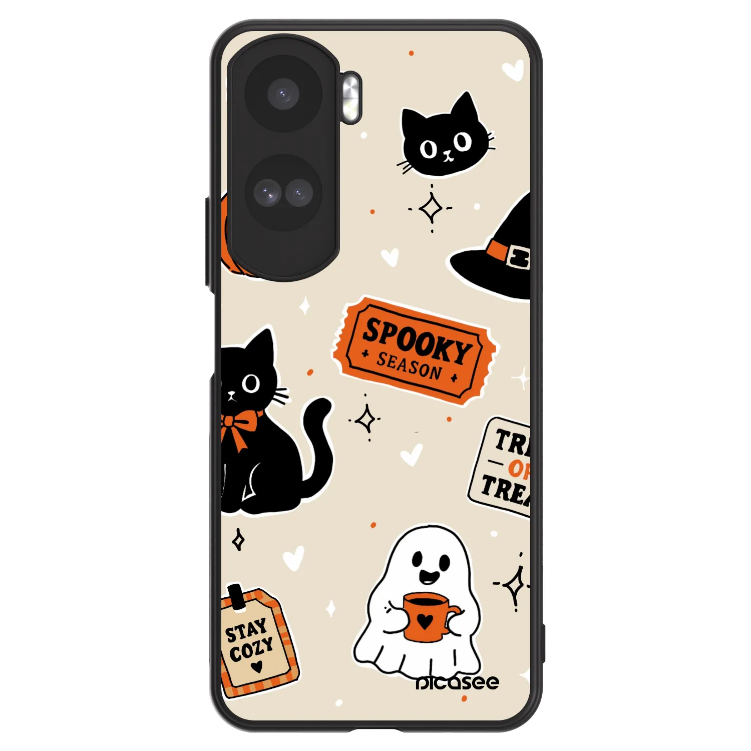 Picasee ULTIMATE CASE pentru Honor 90 Lite 5G - Halloween stickers