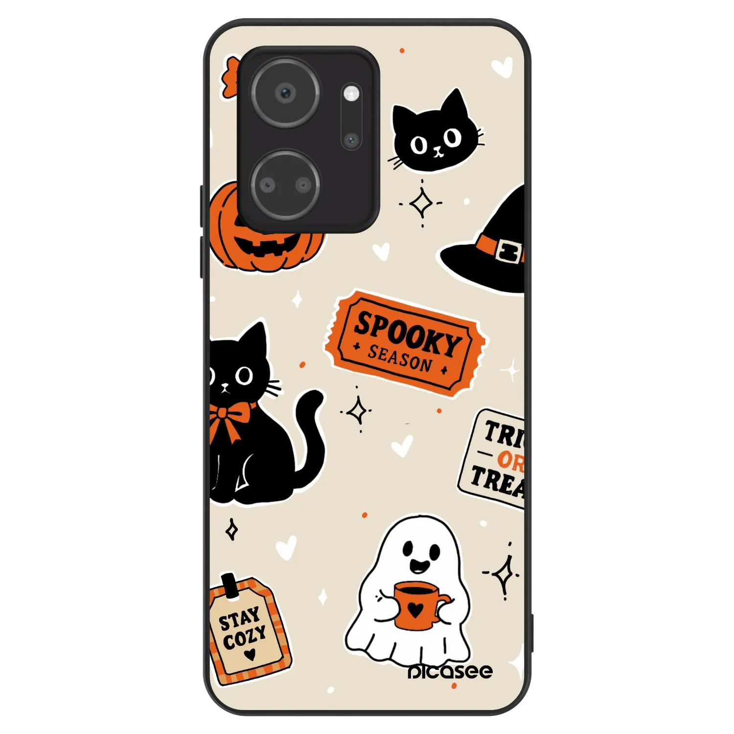Picasee ULTIMATE CASE pentru Honor X7a - Halloween stickers