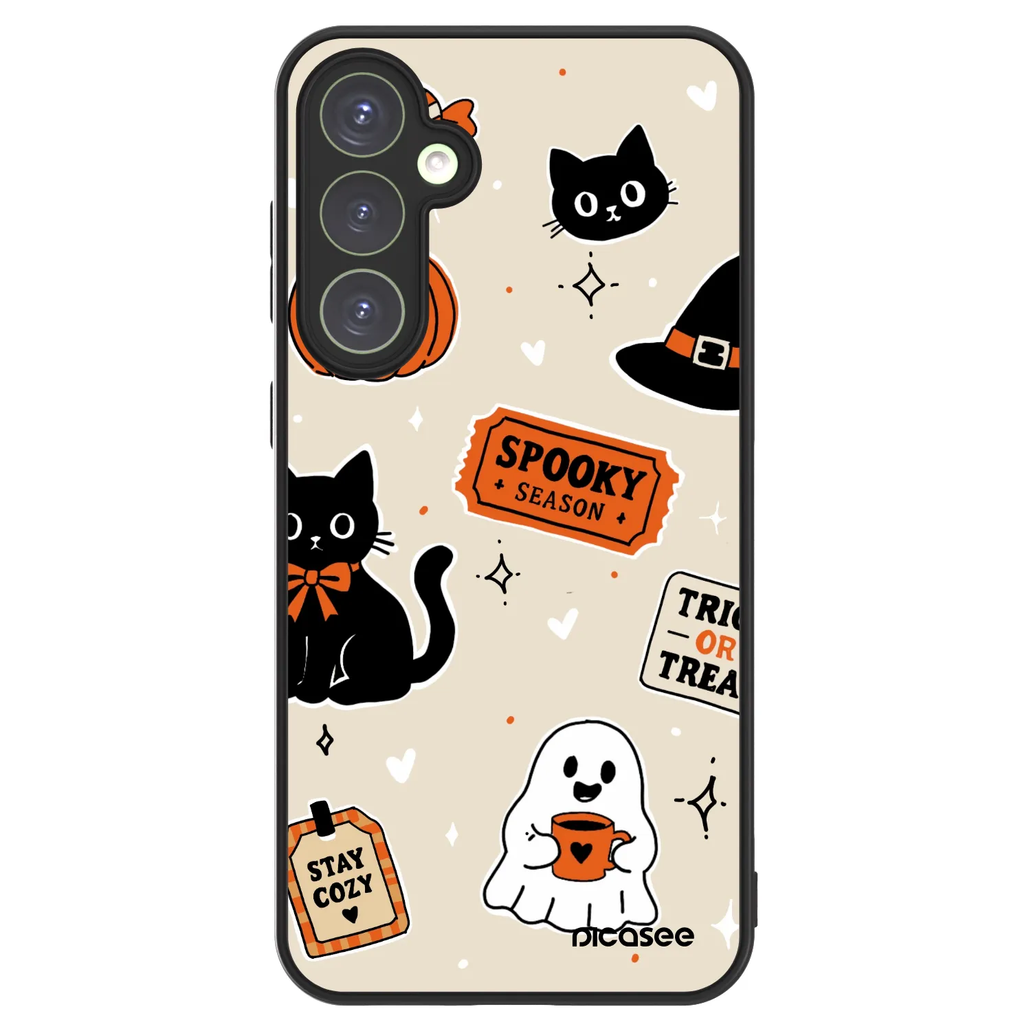 Picasee ULTIMATE CASE pentru Samsung Galaxy S23 FE S711B - Halloween stickers
