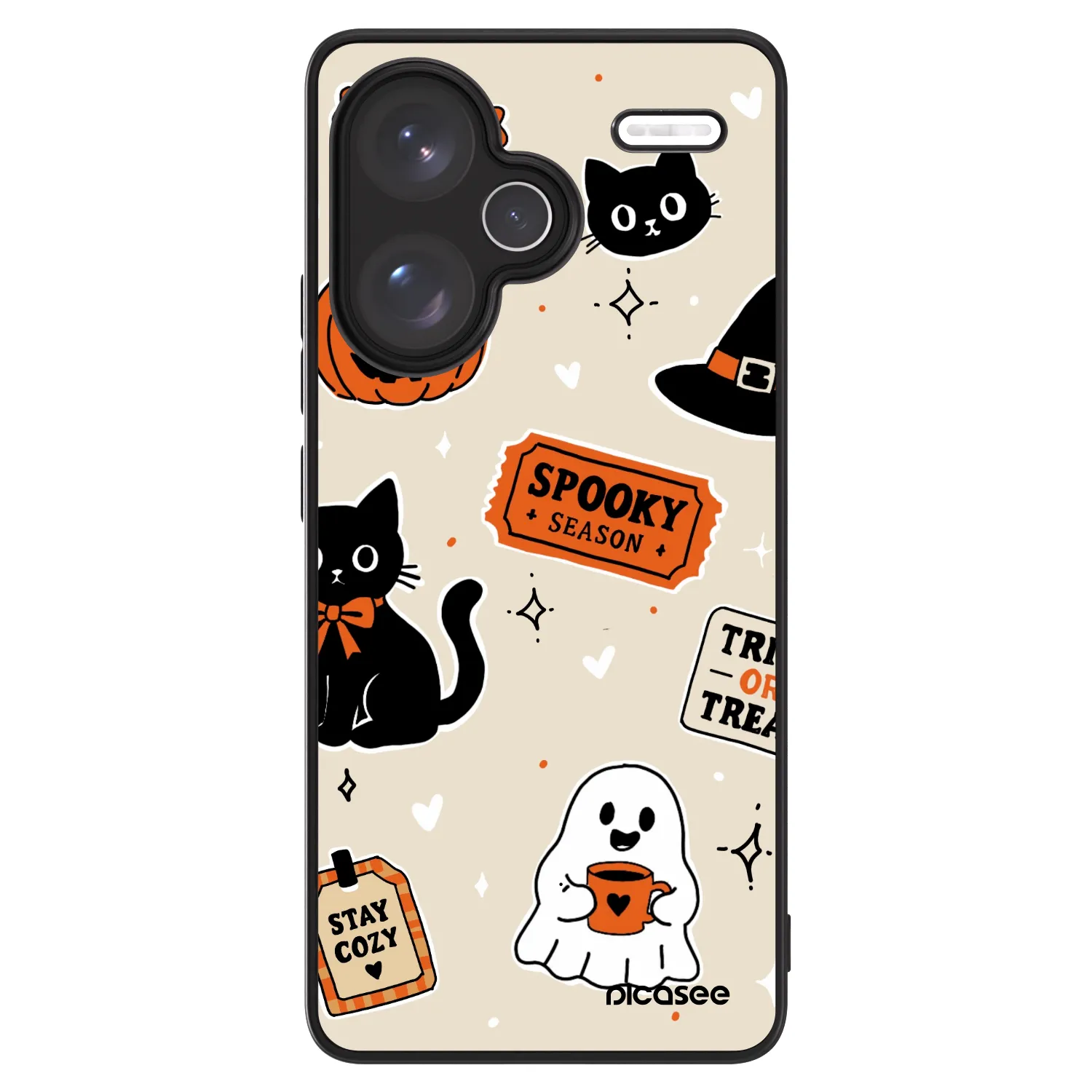Picasee ULTIMATE CASE pentru Xiaomi Redmi Note 13 Pro+ 5G - Halloween stickers