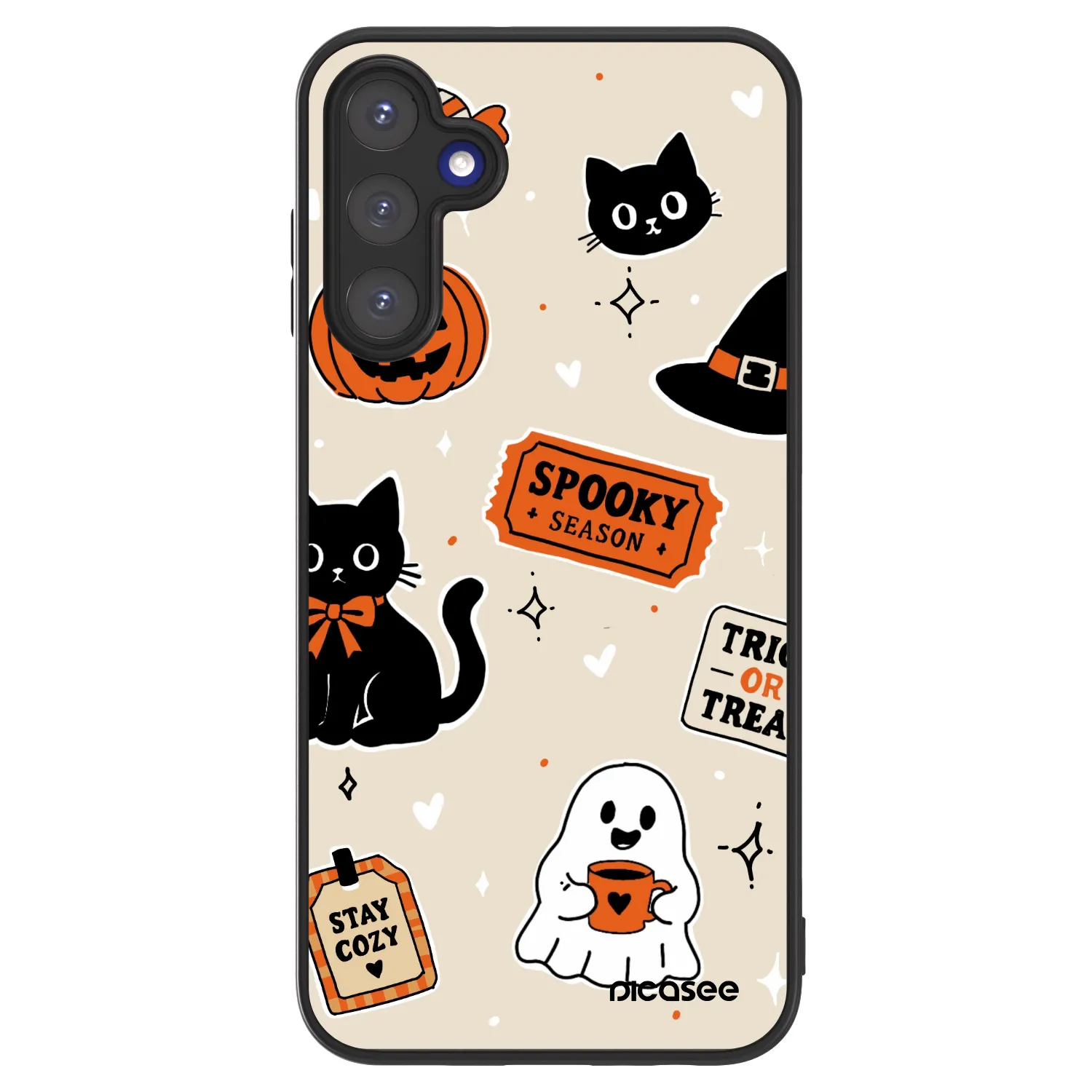 Picasee ULTIMATE CASE pentru Samsung Galaxy A15 A155F 4G - Halloween stickers