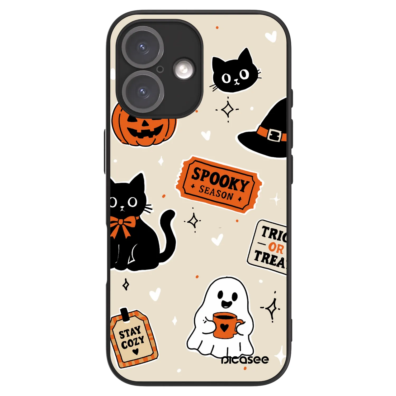 Picasee ULTIMATE CASE MagSafe pentru Apple iPhone 16 - Halloween stickers