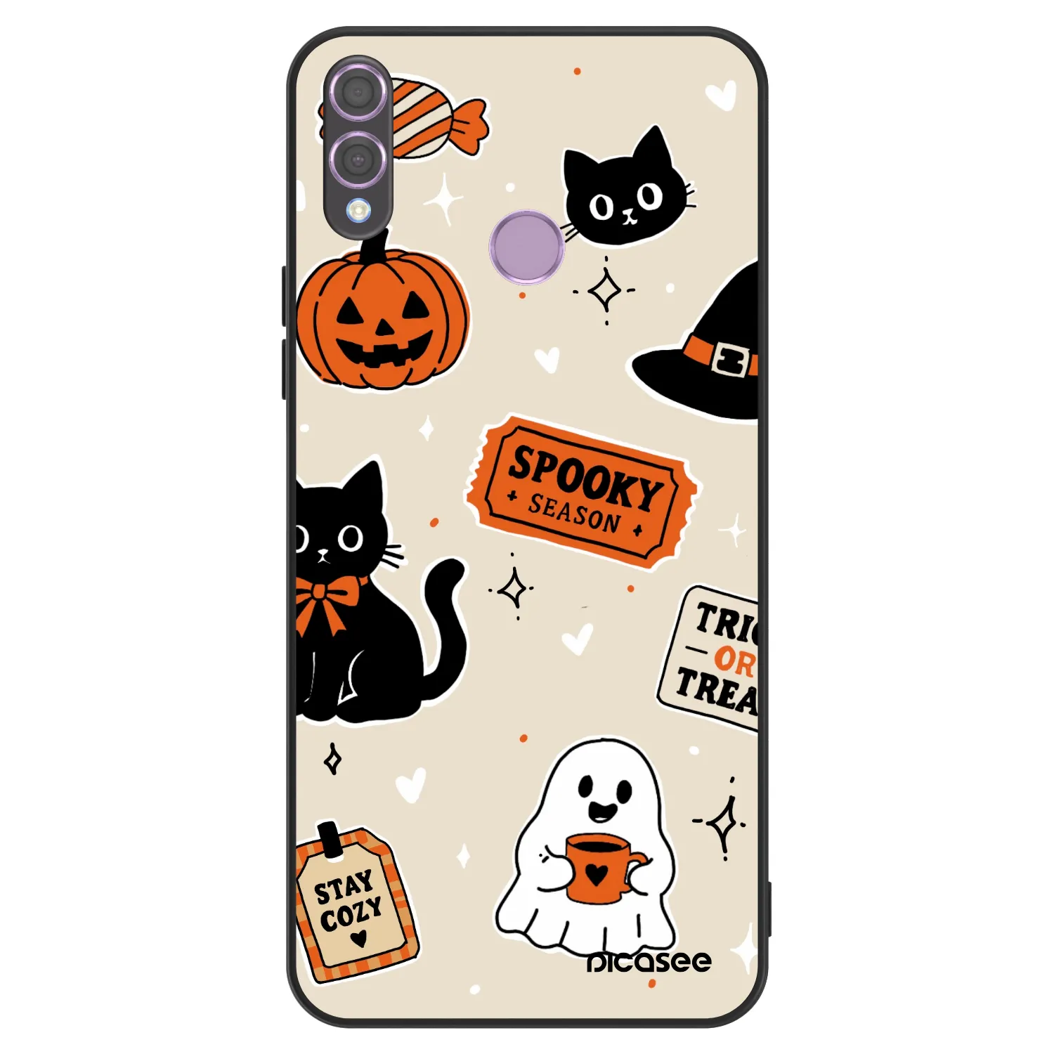 Picasee ULTIMATE CASE pentru Honor 8X - Halloween stickers