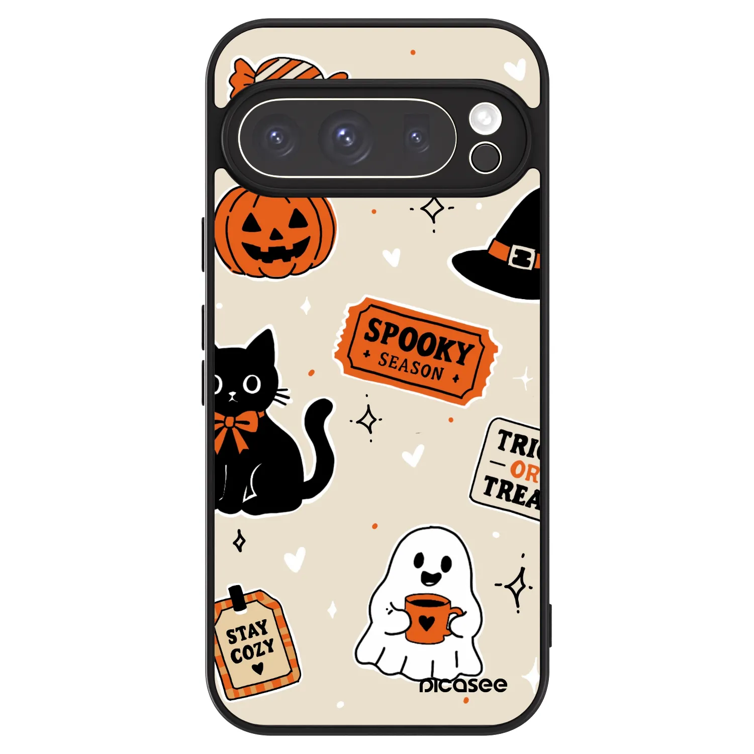 Picasee ULTIMATE CASE pentru Google Pixel 9 Pro - Halloween stickers
