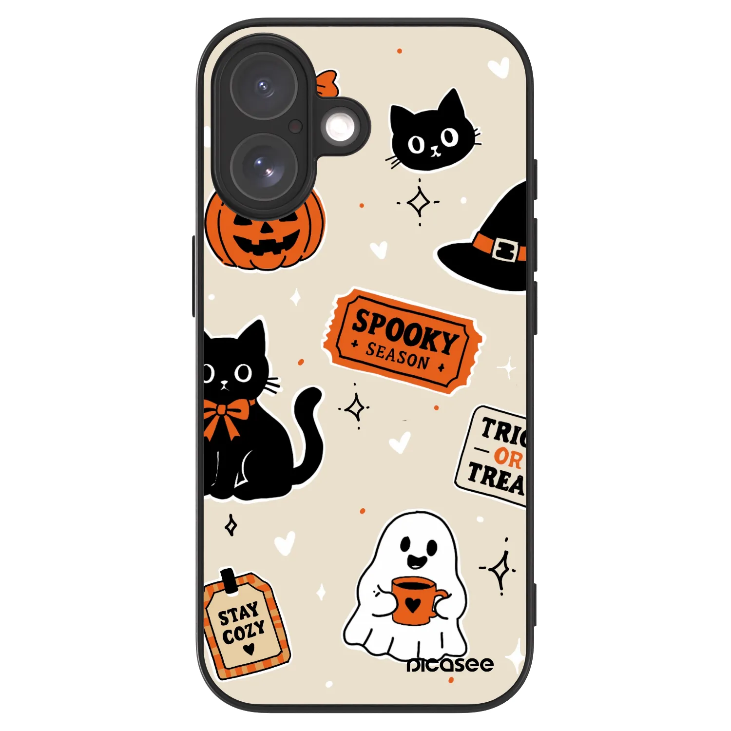 Picasee ULTIMATE CASE MagSafe pentru Apple iPhone 17 - Halloween stickers