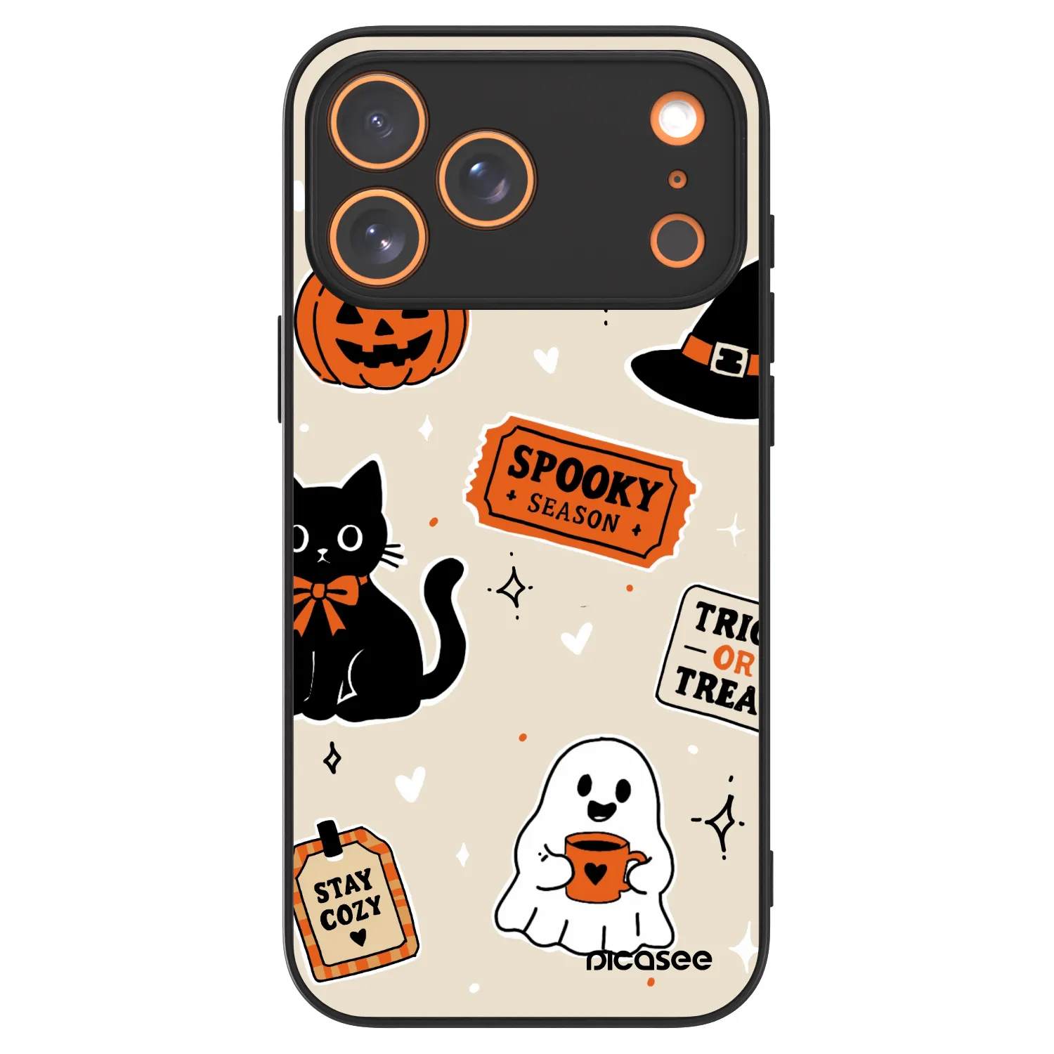 Picasee ULTIMATE CASE pentru Apple iPhone 17 Pro Max - Halloween stickers