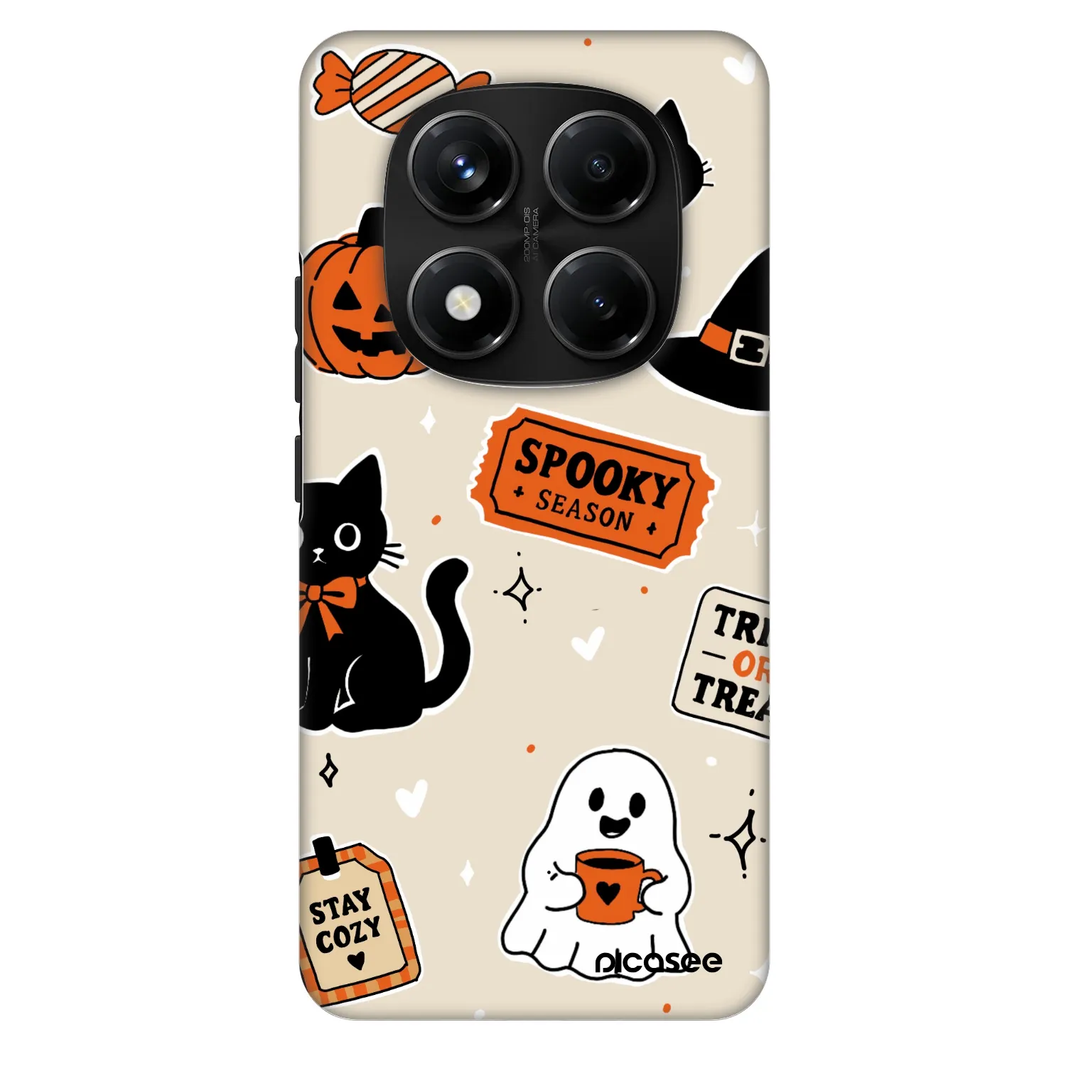Picasee Fashion Case pentru Xiaomi Redmi Note 14 Pro+ 5G - Halloween stickers