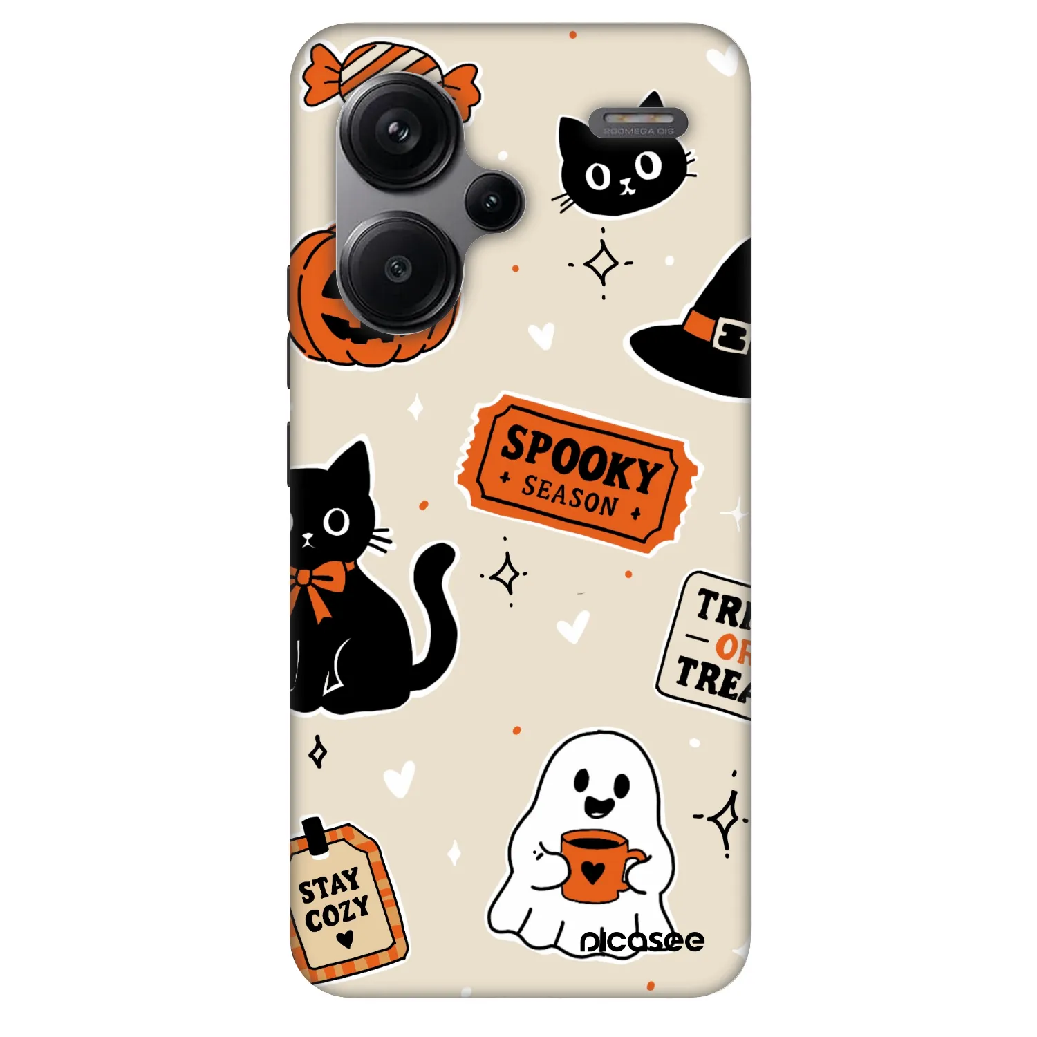 Picasee Fashion Case pentru Xiaomi Redmi Note 13 Pro+ 5G - Halloween stickers