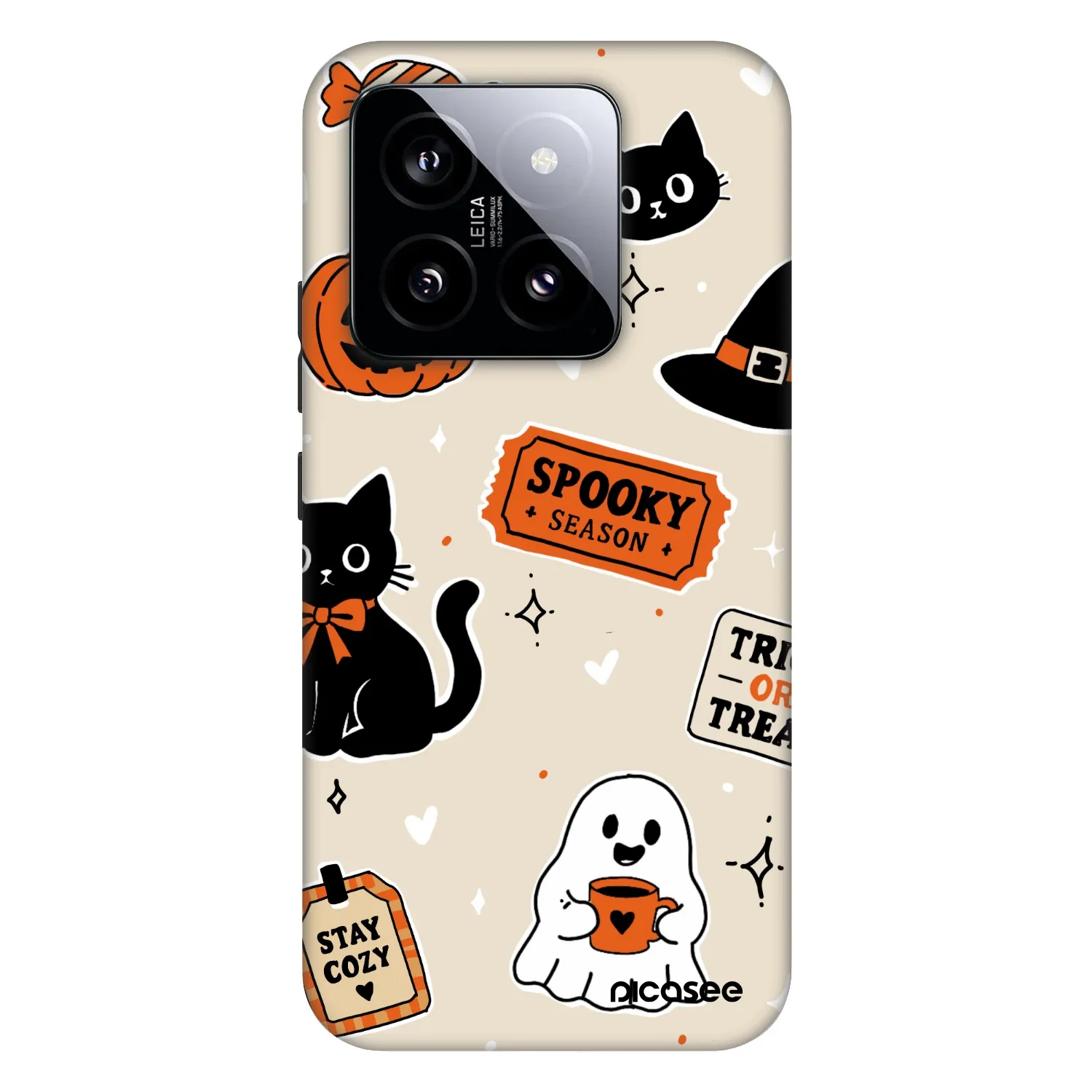Picasee Fashion Case pentru Xiaomi 14 - Halloween stickers