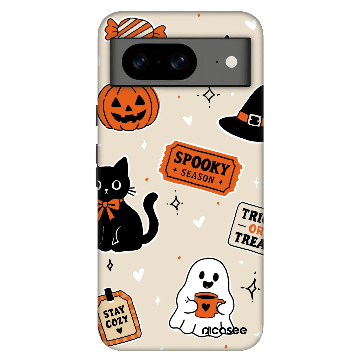 Picasee Fashion Case pentru Google Pixel 8 Pro - Halloween stickers