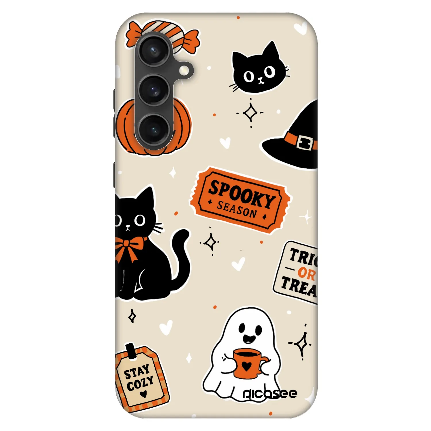 Picasee Fashion Case pentru Samsung Galaxy S23 FE S711B - Halloween stickers