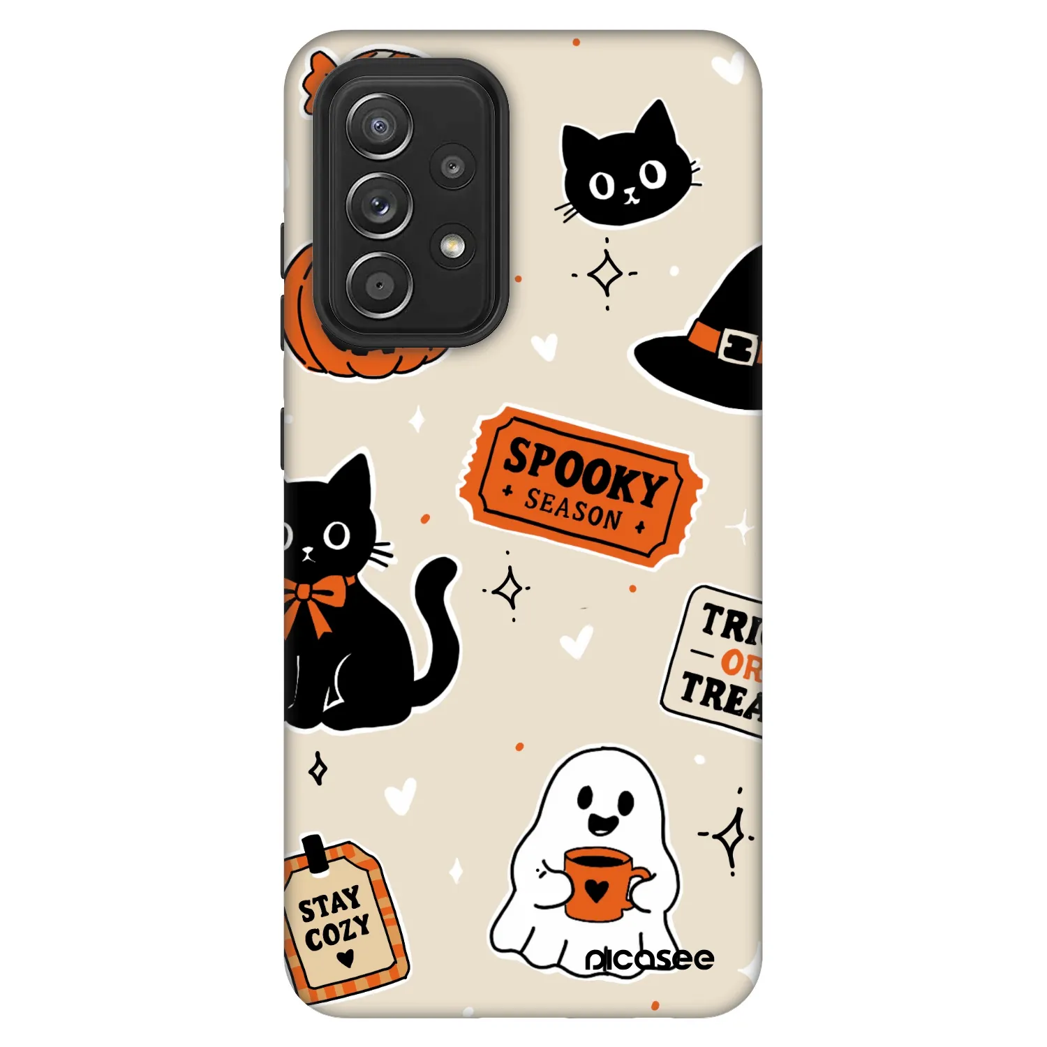 Picasee Fashion Case pentru Samsung Galaxy A52s 5G A528B - Halloween stickers