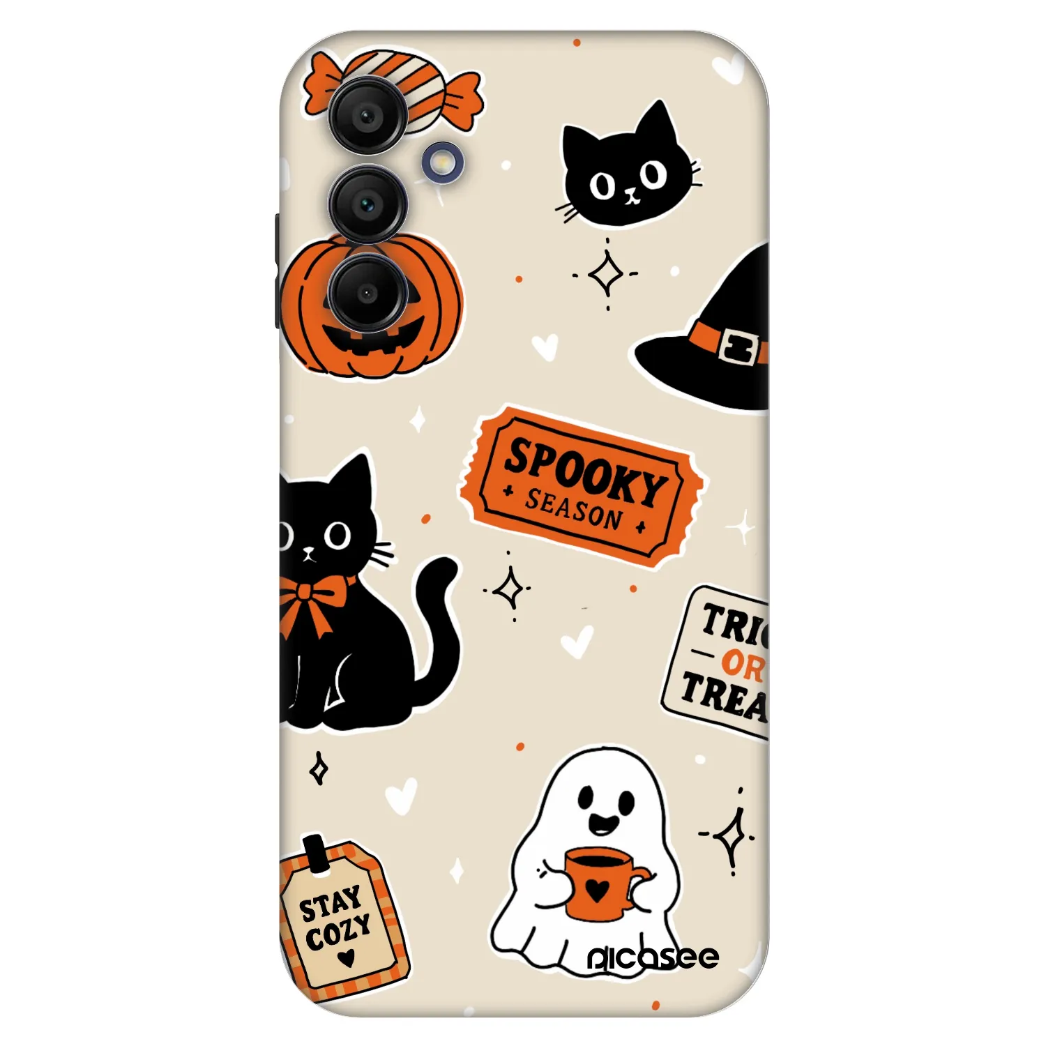 Picasee Fashion Case pentru Samsung Galaxy A15 A155F 4G - Halloween stickers