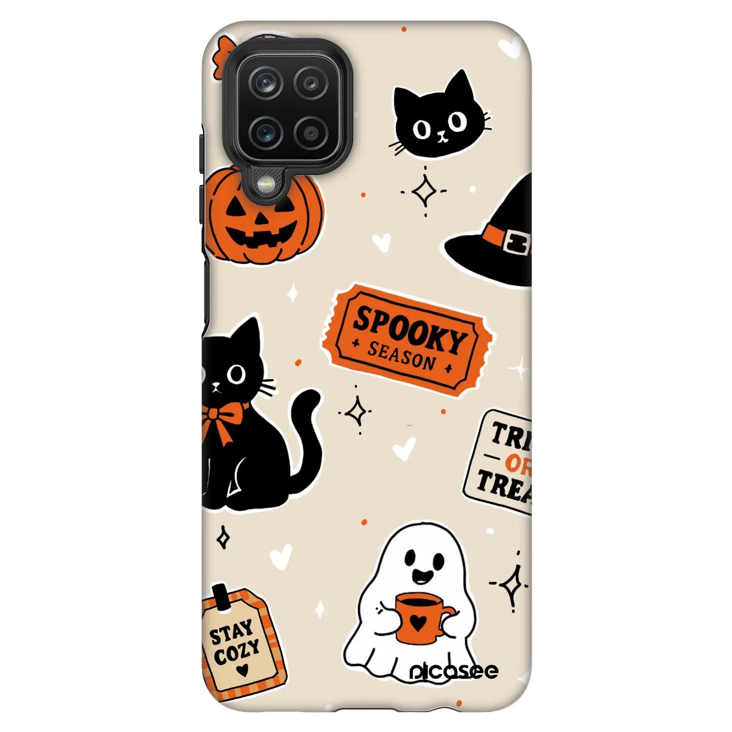 Picasee Fashion Case pentru Samsung Galaxy A12 A125F - Halloween stickers