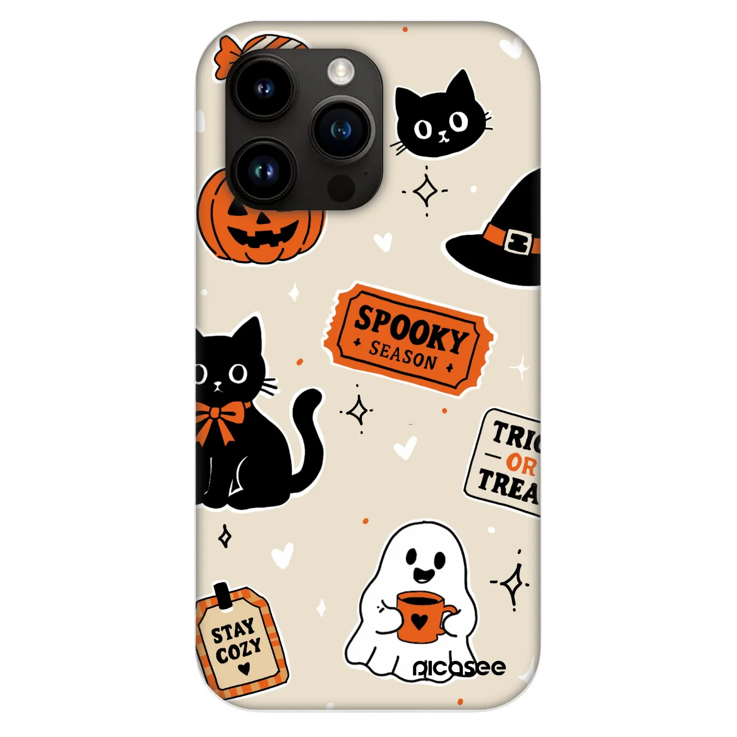 Picasee Fashion Case MagSafe pentru Apple iPhone 13 Pro - Halloween stickers