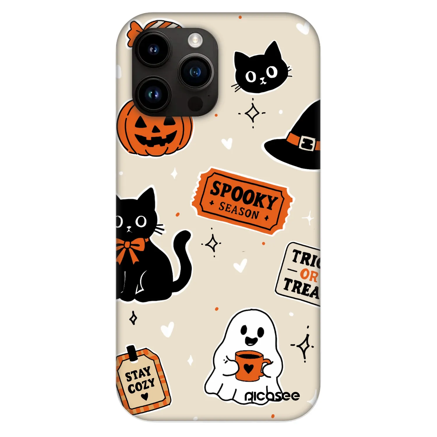 Picasee Fashion Case MagSafe pentru Apple iPhone 13 Pro Max - Halloween stickers
