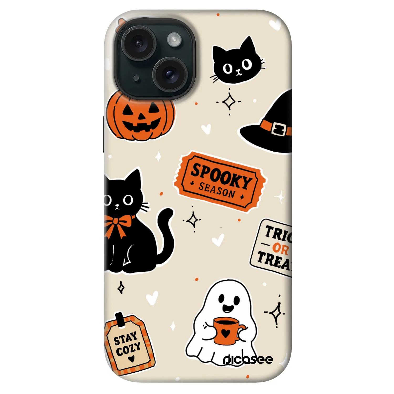 Picasee Fashion Case MagSafe pentru Apple iPhone 14 - Halloween stickers