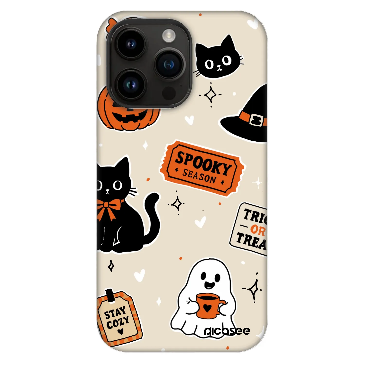 Picasee Fashion Case MagSafe pentru Apple iPhone 14 Pro Max - Halloween stickers