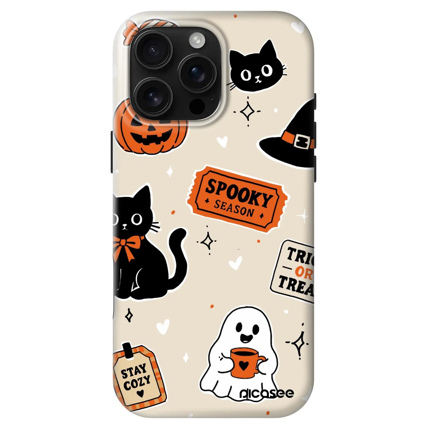 Picasee Fashion Case MagSafe pentru Apple iPhone 16 Pro Max - Halloween stickers