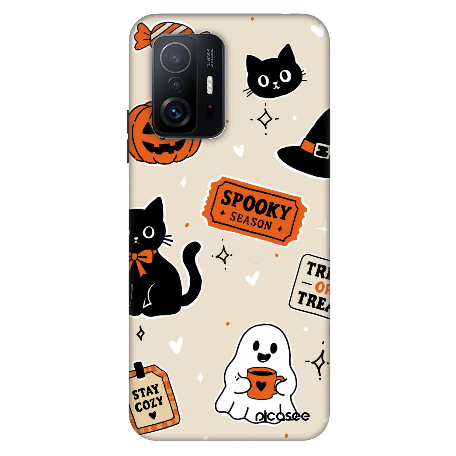 Picasee Fashion Case pentru Xiaomi 11T - Halloween stickers