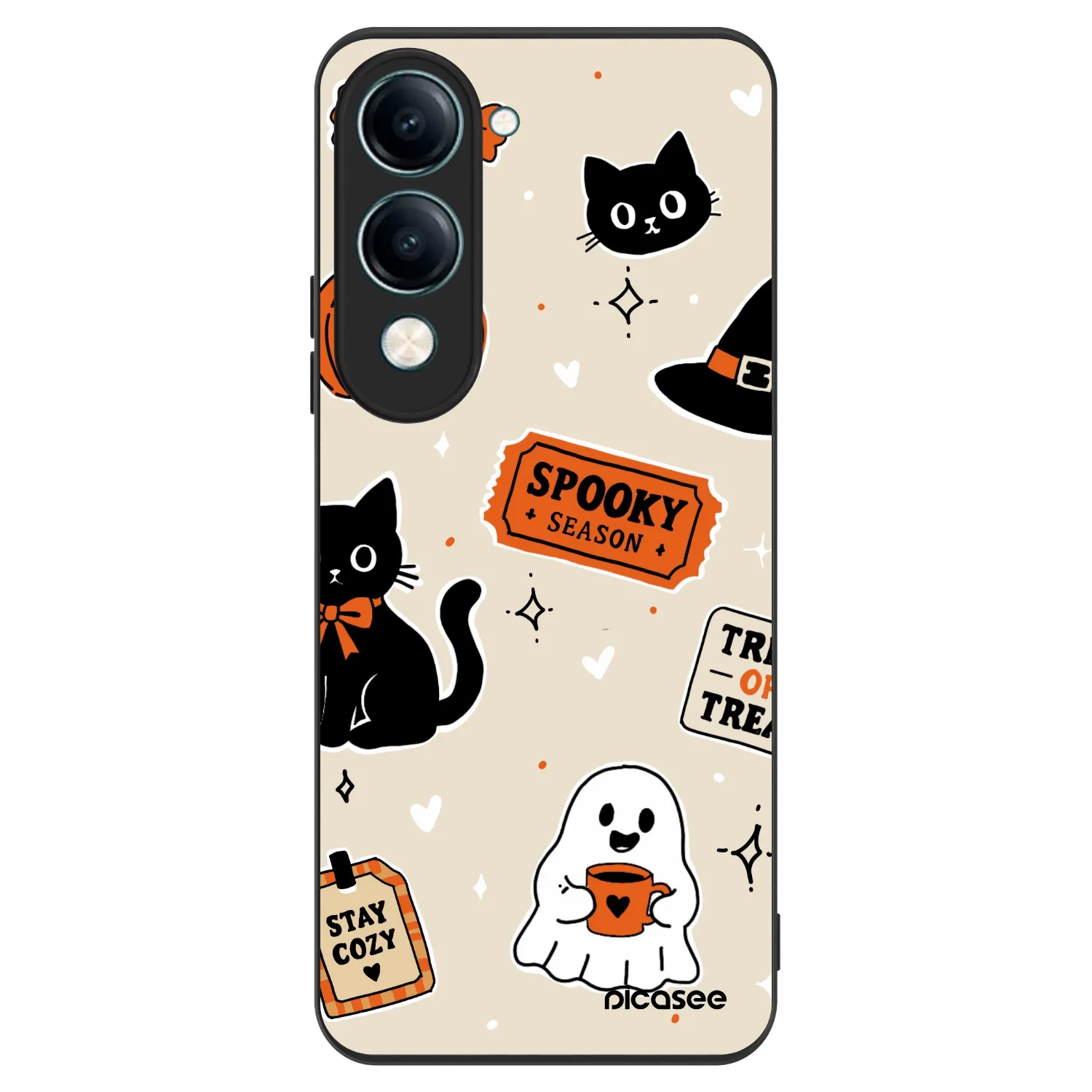 Picasee ULTIMATE CASE pentru Vivo Y29s 5G - Halloween stickers