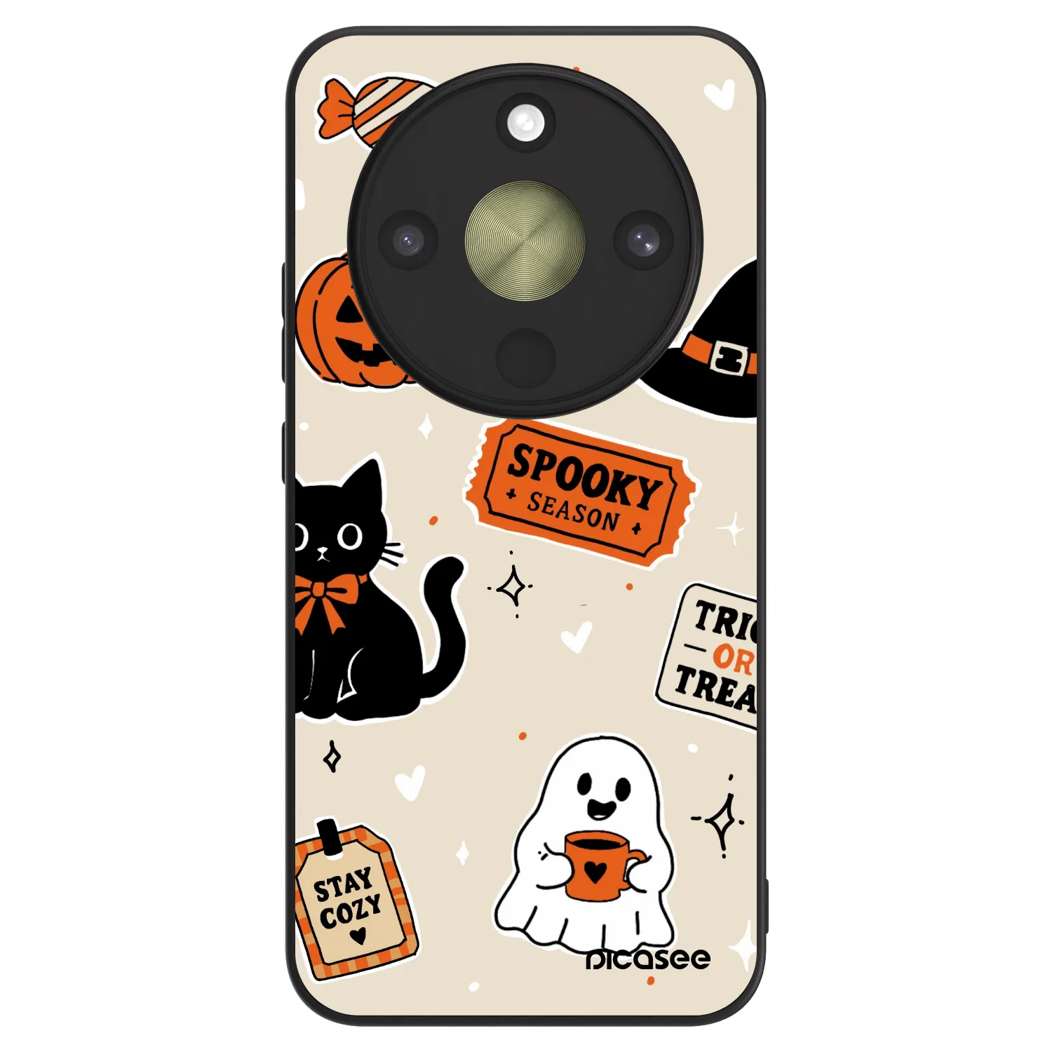 Picasee ULTIMATE CASE pentru Honor Magic8 Lite 5G - Halloween stickers