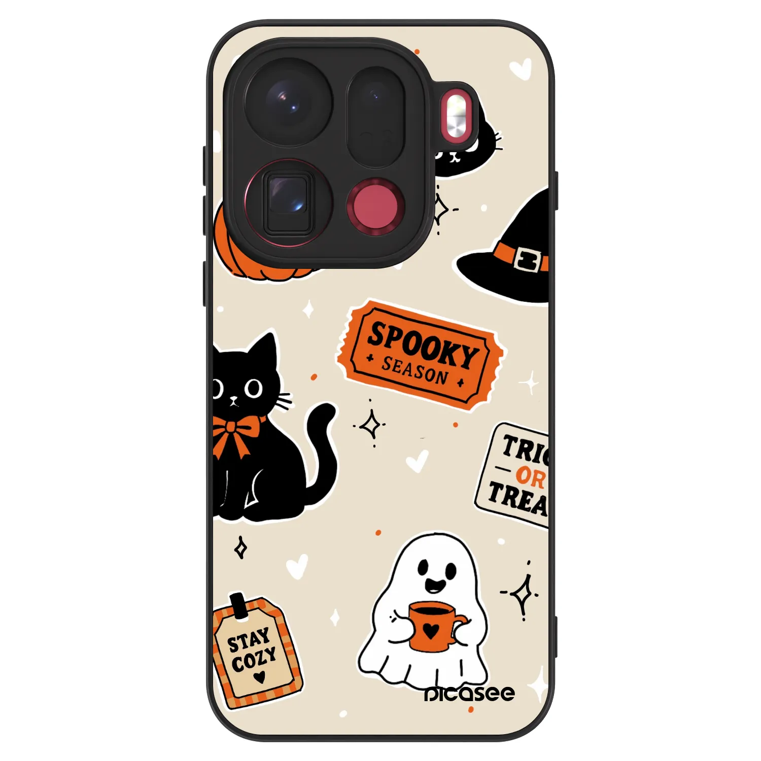 Picasee ULTIMATE CASE pentru OPPO Find X9 Pro - Halloween stickers