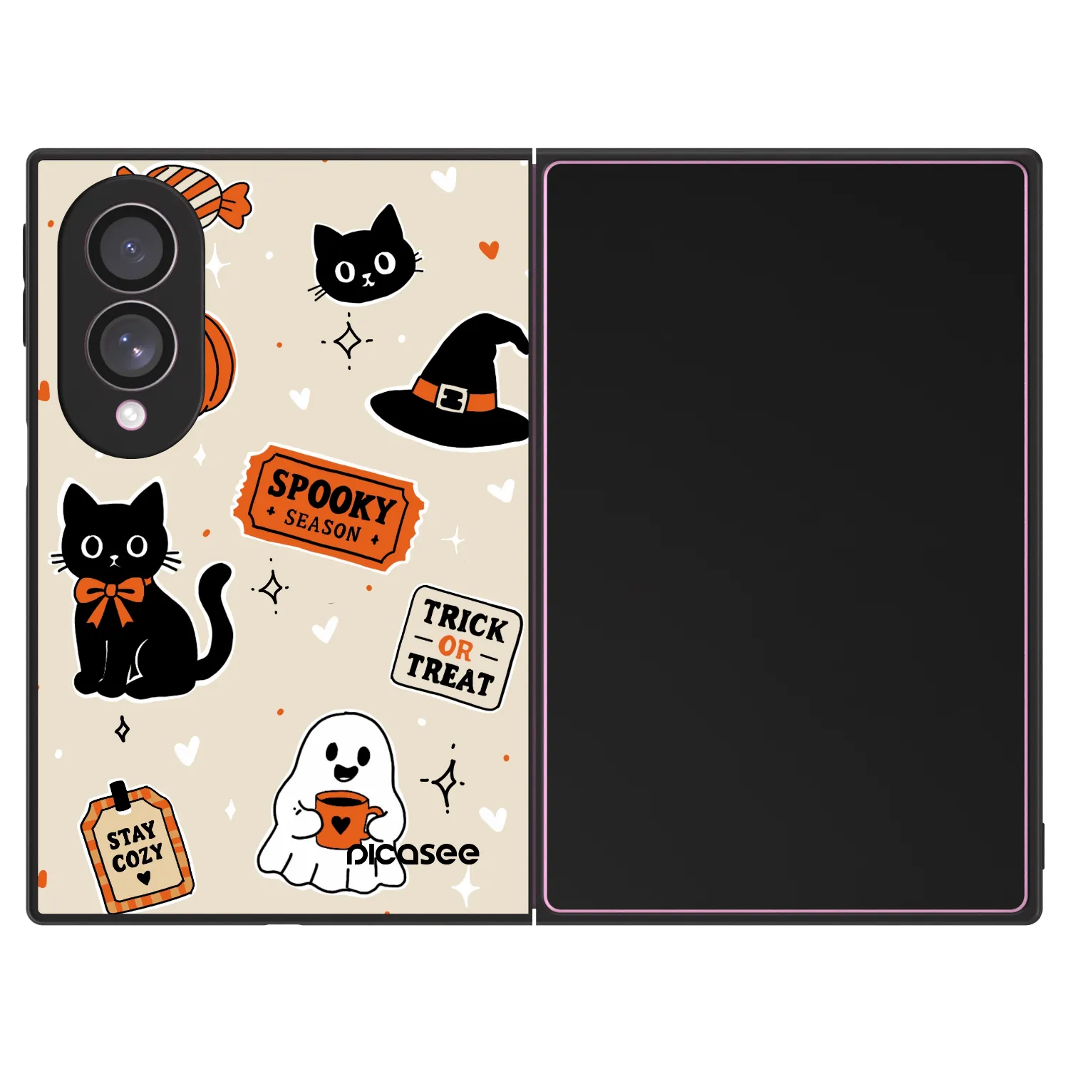 Picasee ULTIMATE CASE pentru Samsung Galaxy Z Fold8 5G - Halloween stickers