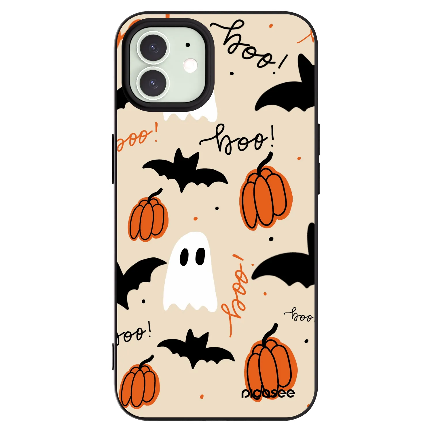 Picasee husă neagră din silicon pentru Apple iPhone 12 - Halloween 26