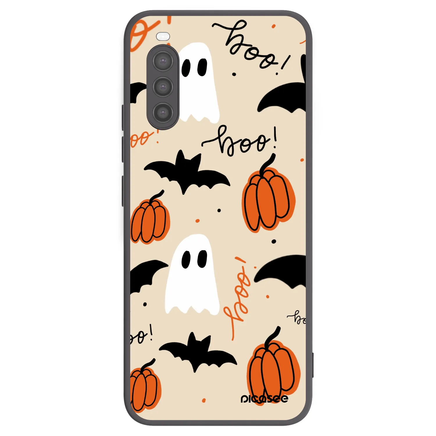 Picasee husă neagră din silicon pentru Sony Xperia 10 II - Halloween 26