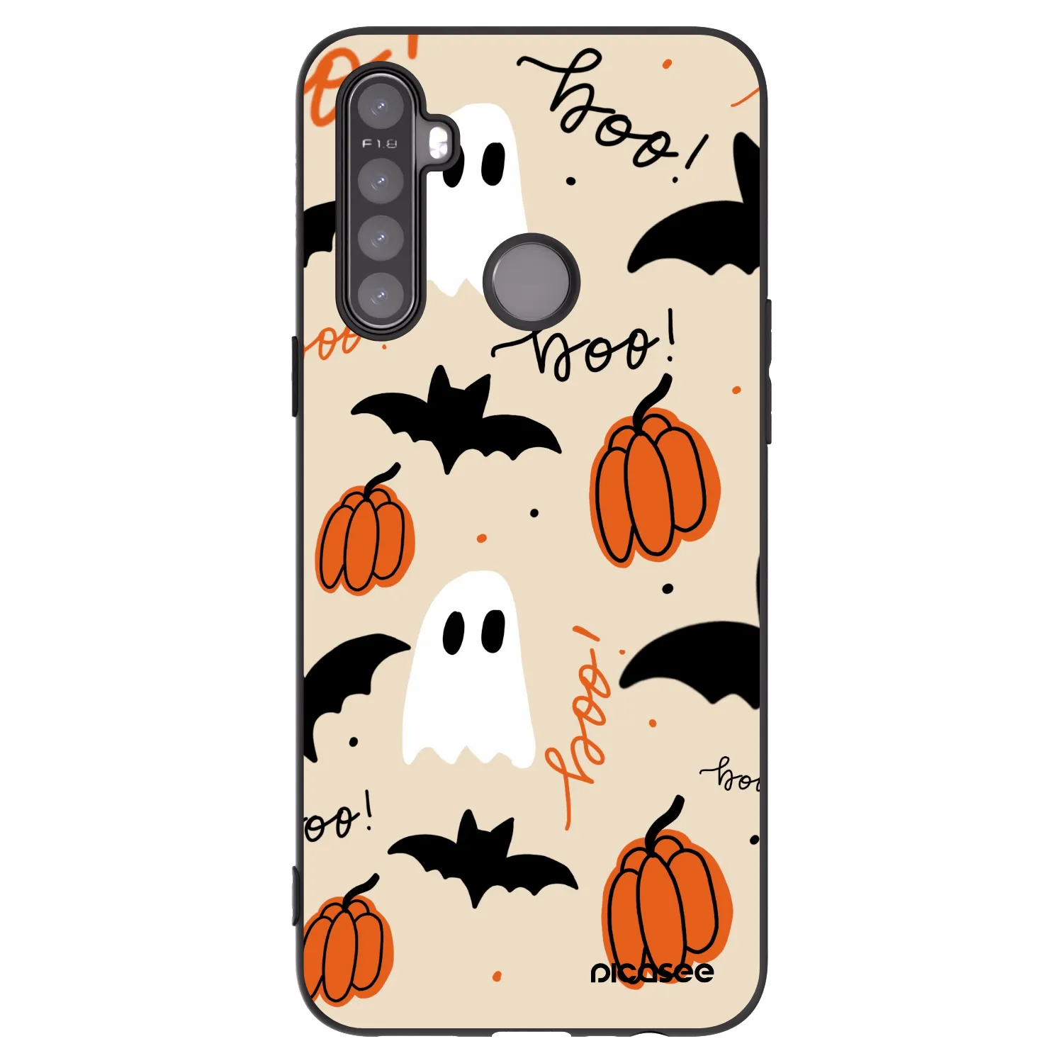 Picasee husă neagră din silicon pentru Realme 6i - Halloween 26